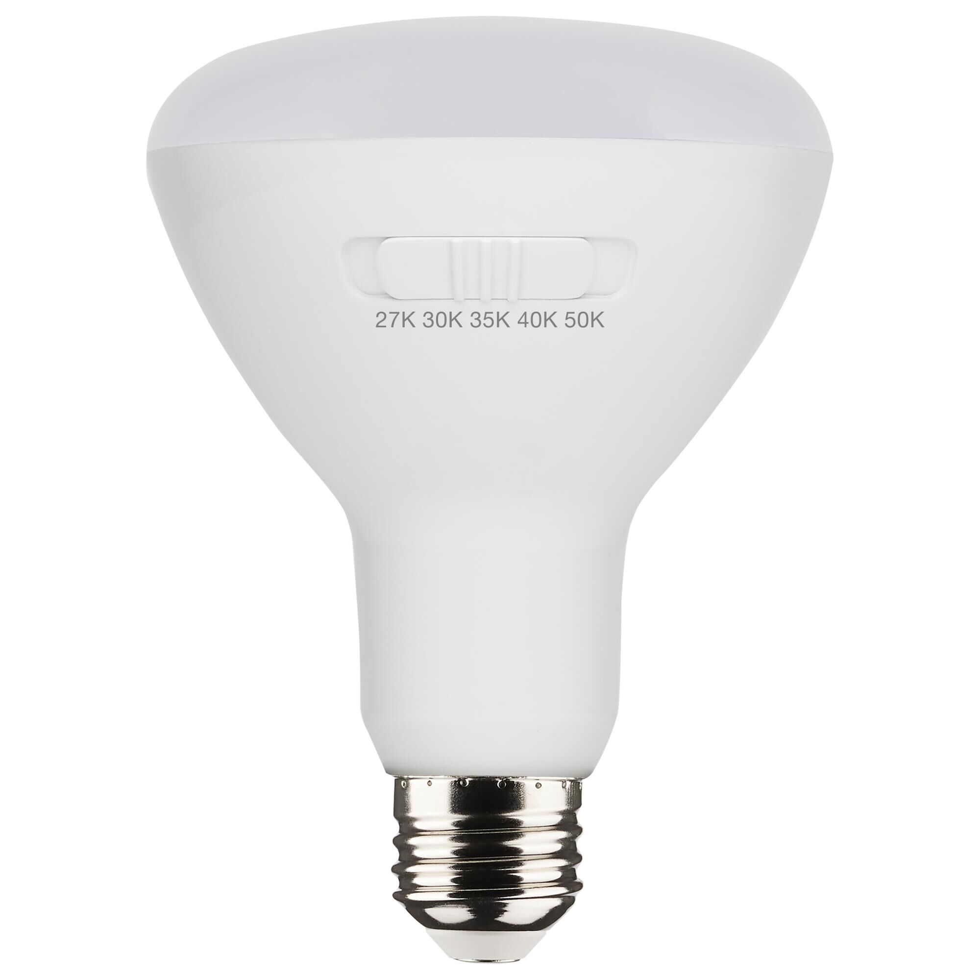 Dimmable 8.5 Watt 2700/3000/3500/4000/5000K BR30 LED Light Bulb by Satco