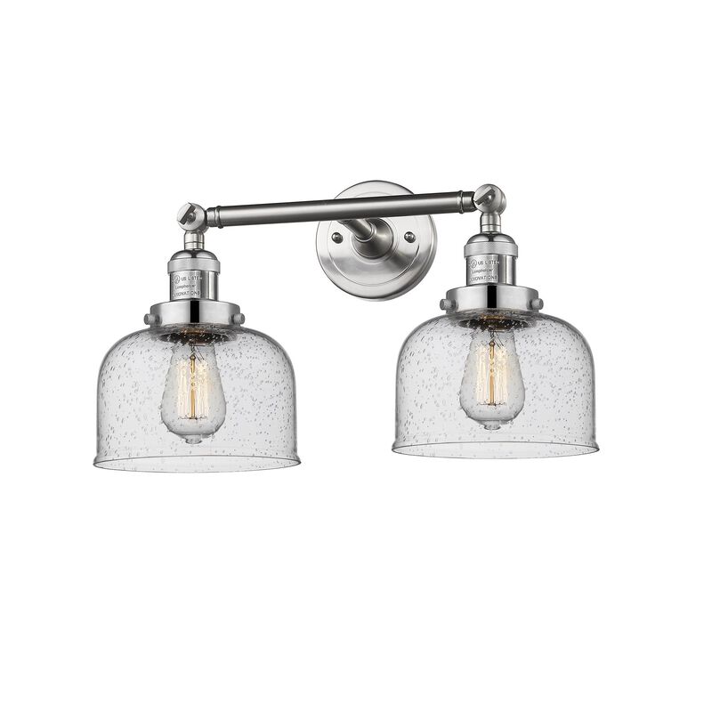 Bruno Marashlian Large Bell 19 Inch 2 Light Bath Vanity Light by Innovations Lighting