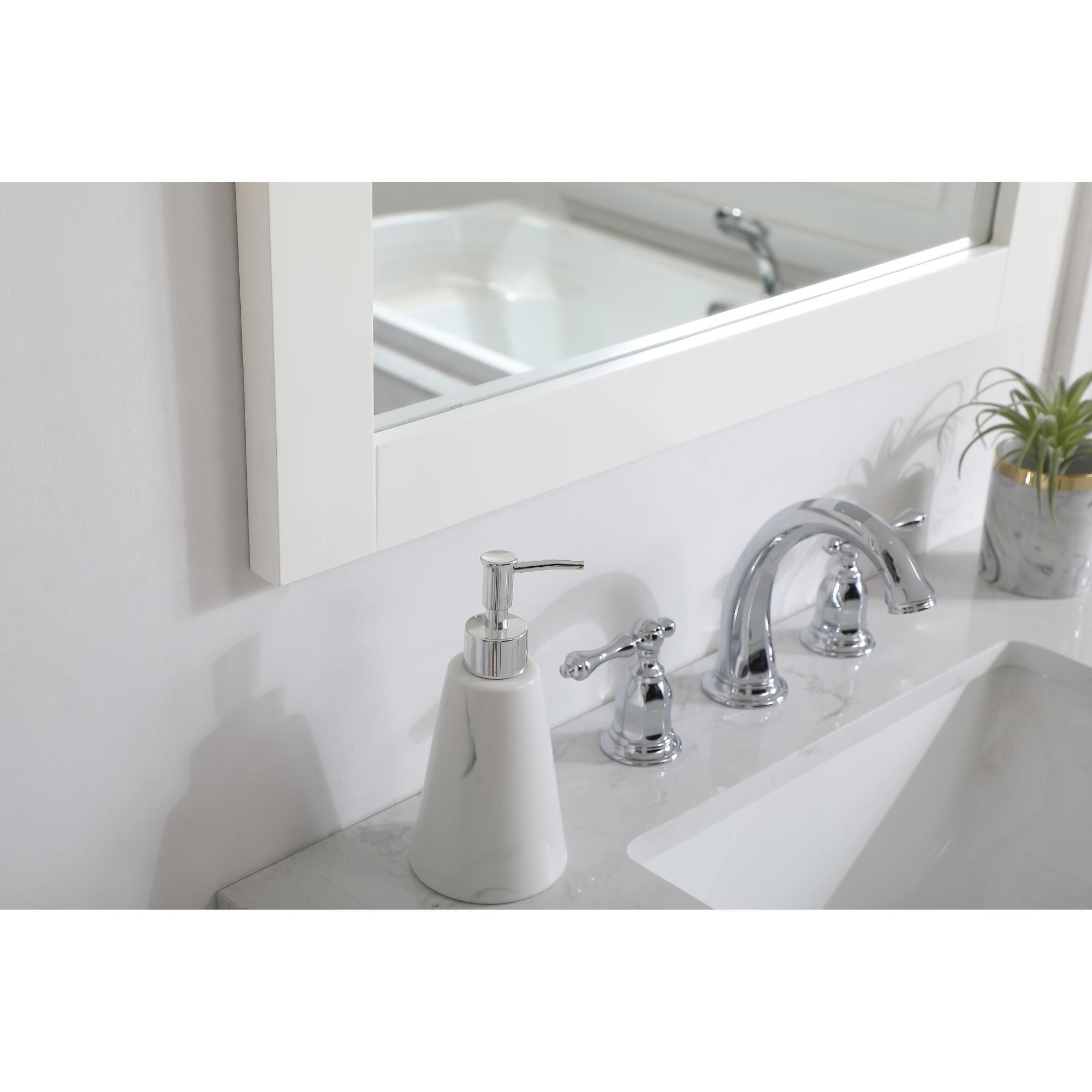 Shown in White finish