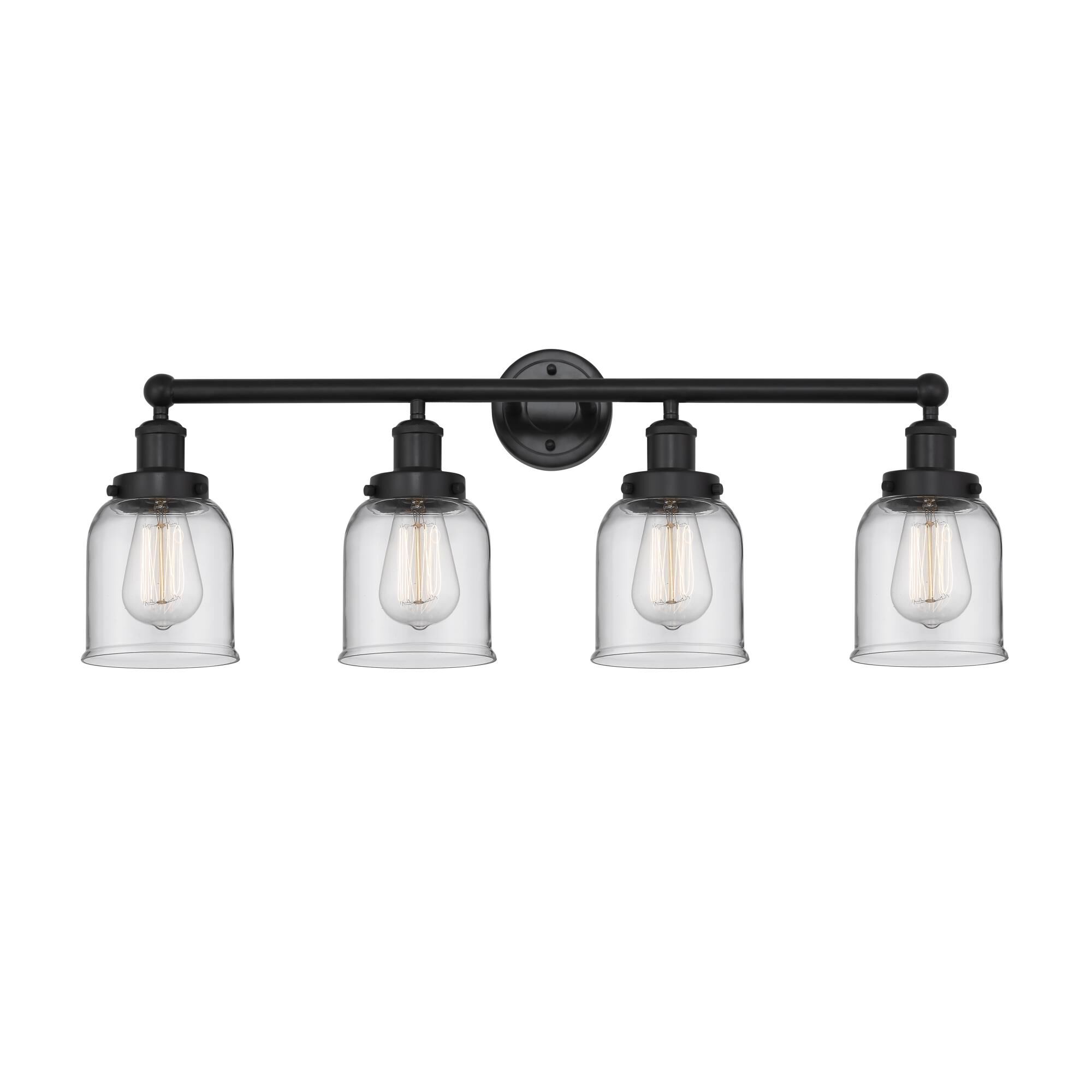 Shown in Matte Black, Clear finish and Clear glass and Clear Glass shade