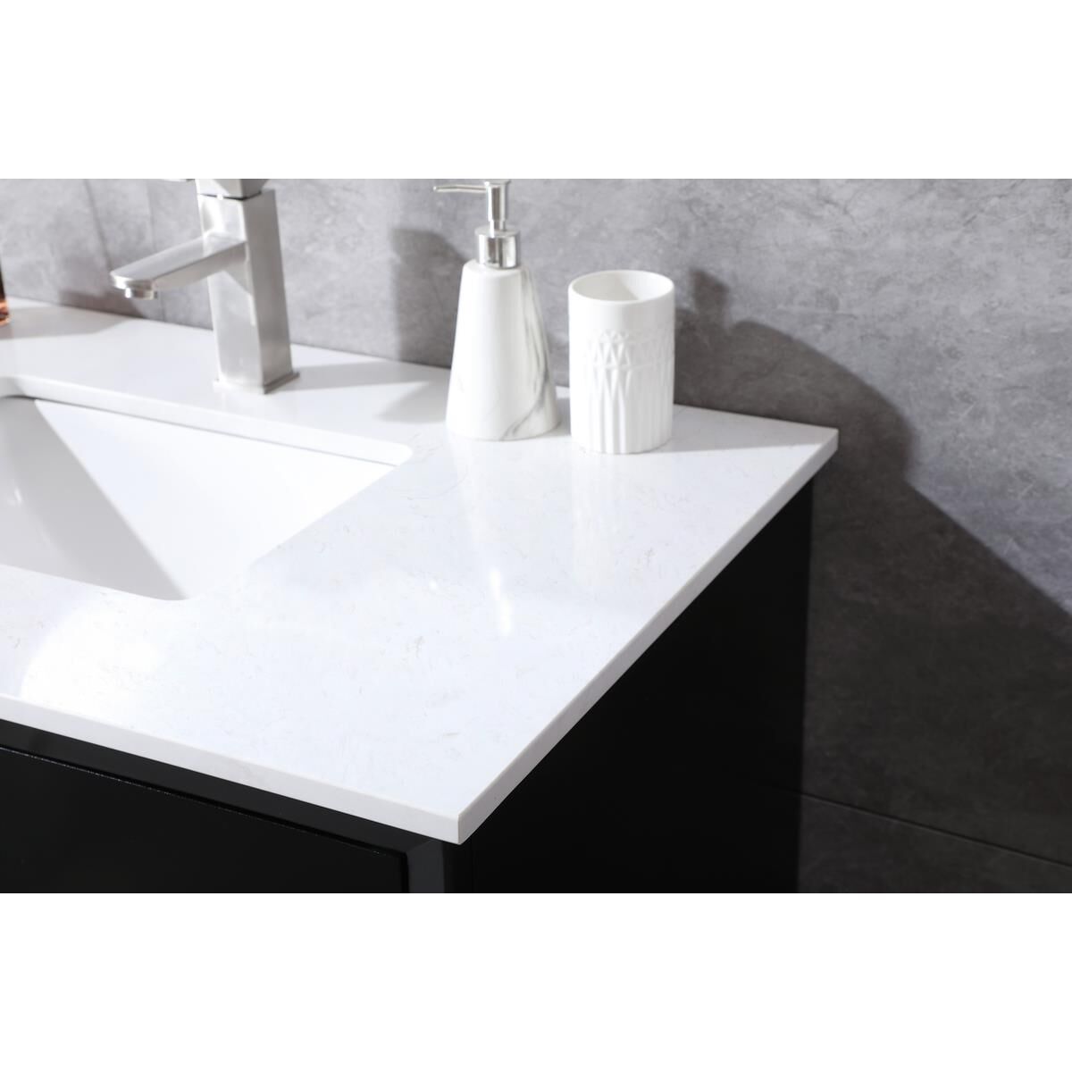 Shown in Black finish