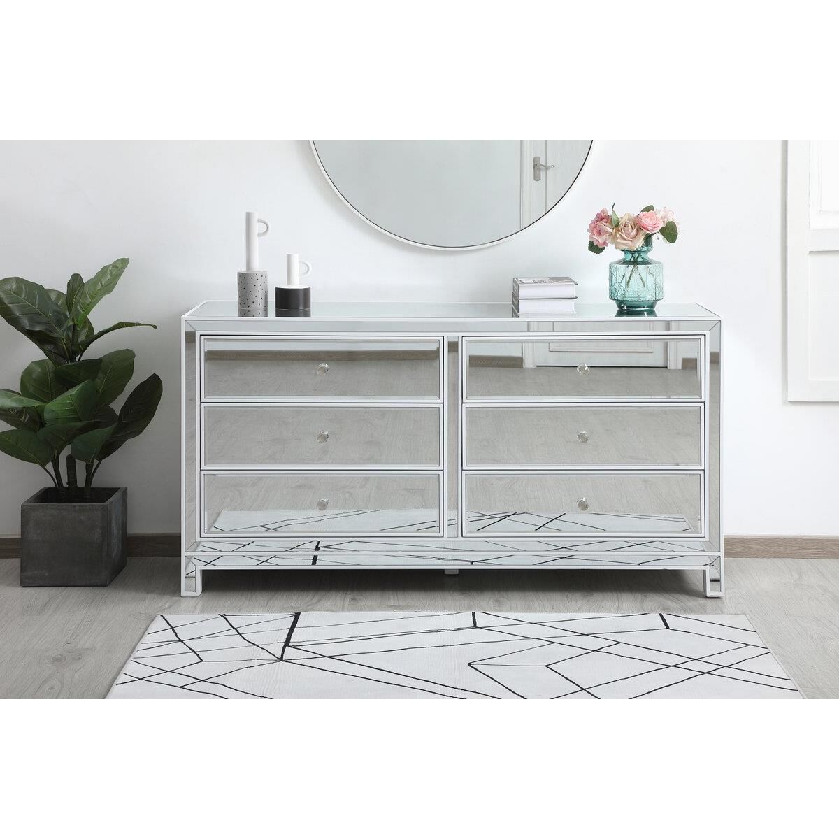 Reflexion Storage Cabinet by Elegant Decor