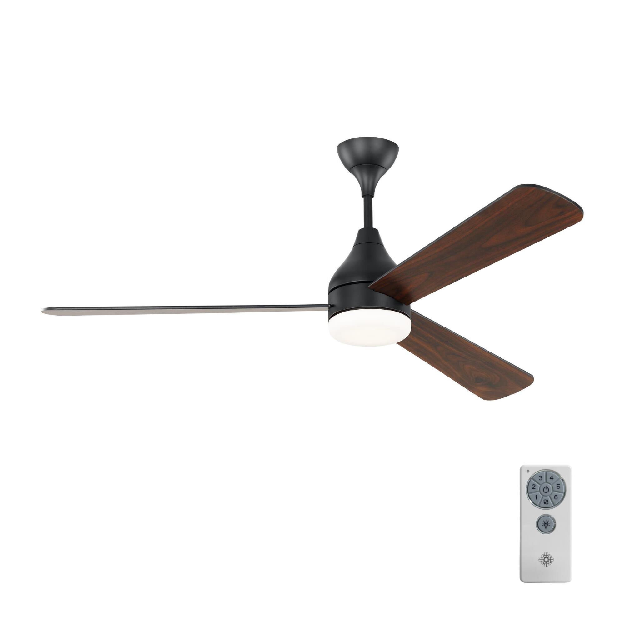 Barbara Barry Streaming Smart 60 Inch Ceiling Fan with Light Kit by Visual Comfort Fan Collection