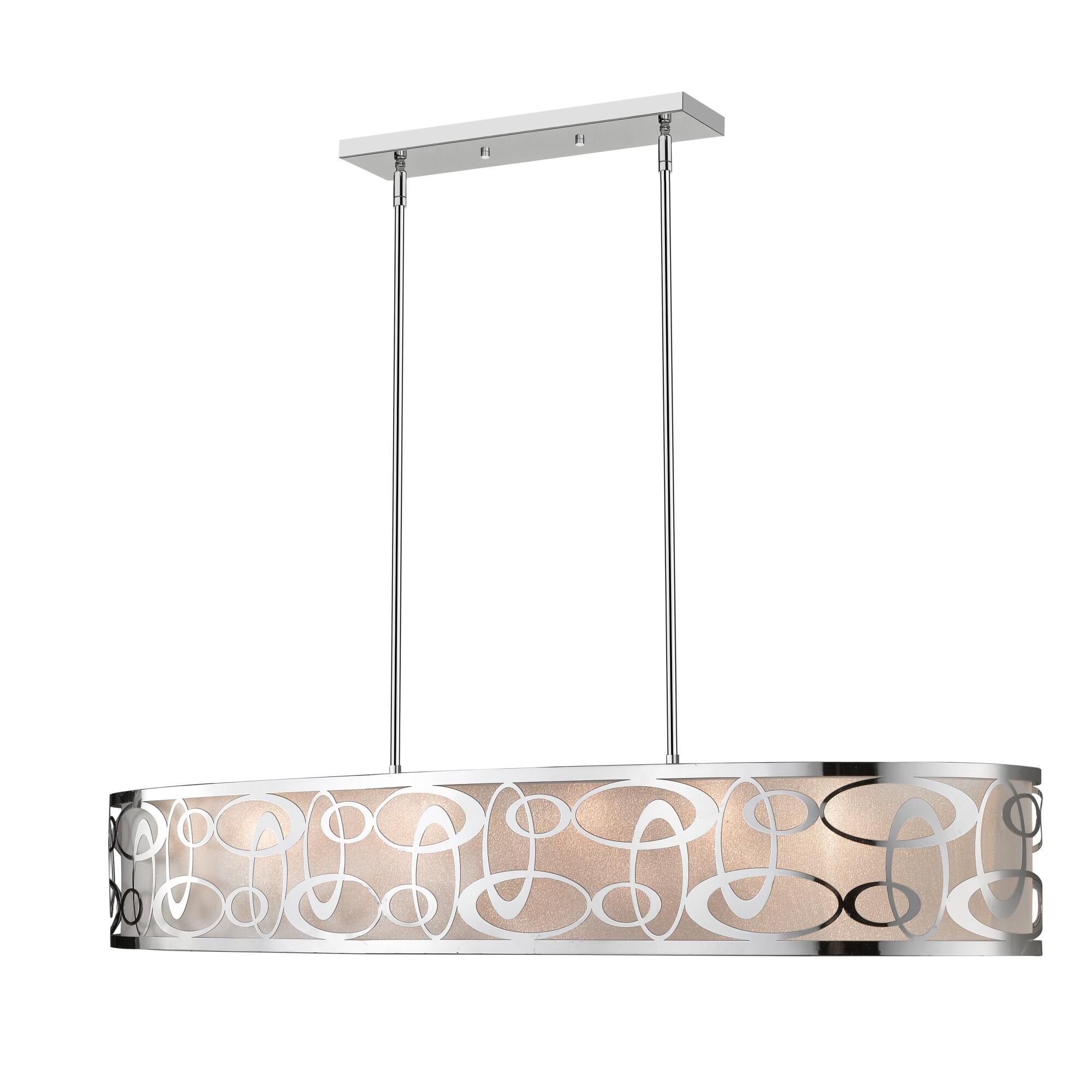 Opal 55 Inch 8 Light Linear Suspension Light by Z-Lite