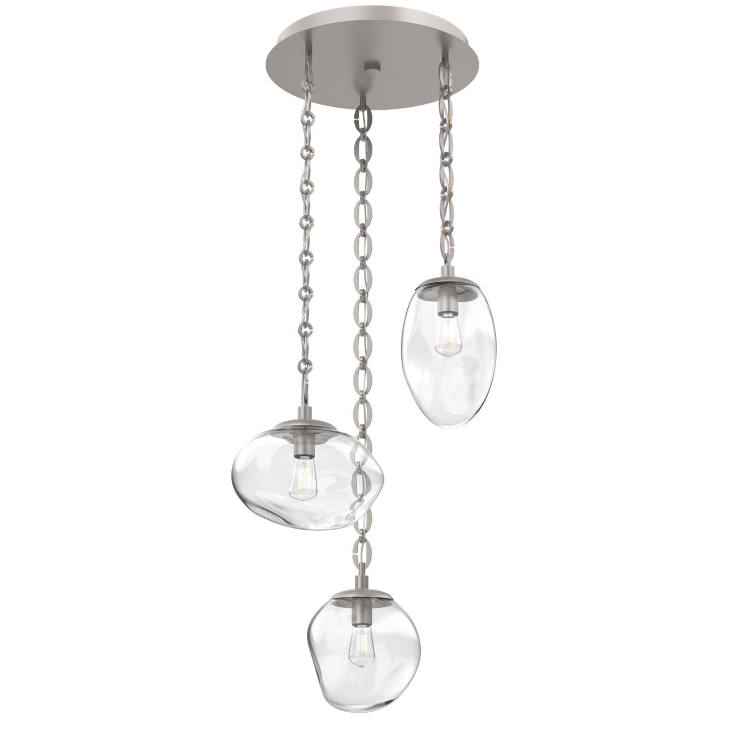 Levi Wilson Cosmos Bulb 22 Inch Multi Light Pendant by Hammerton Studio