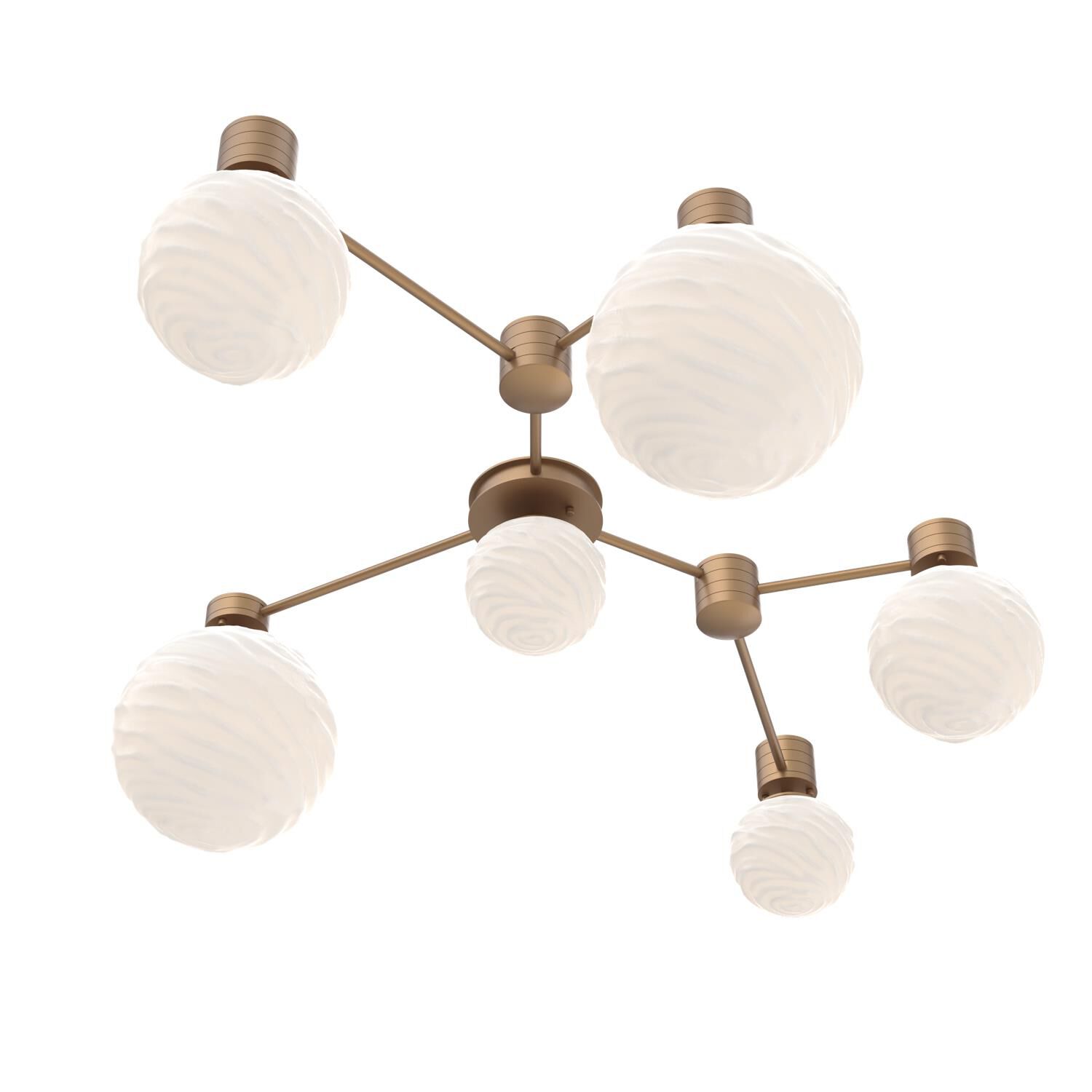 Levi Wilson Gaia 40 Inch Semi Flush Mount by Hammerton Studio