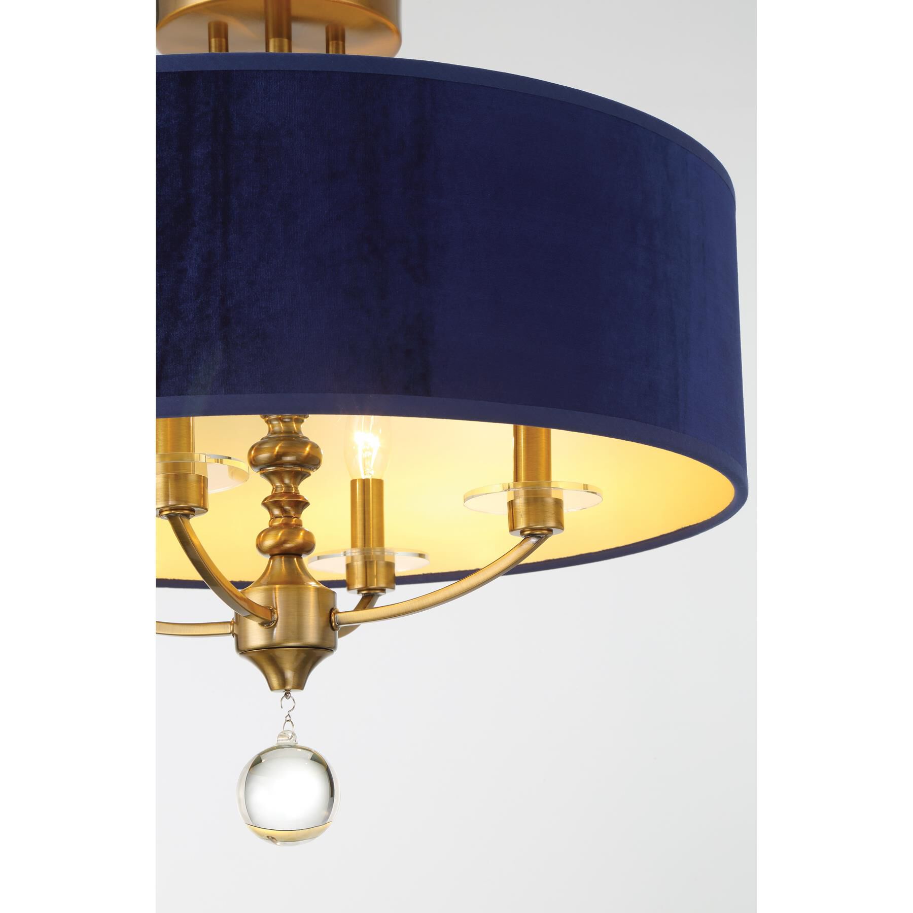 Van Noord 21 Inch Semi Flush Mount by Minka Lavery