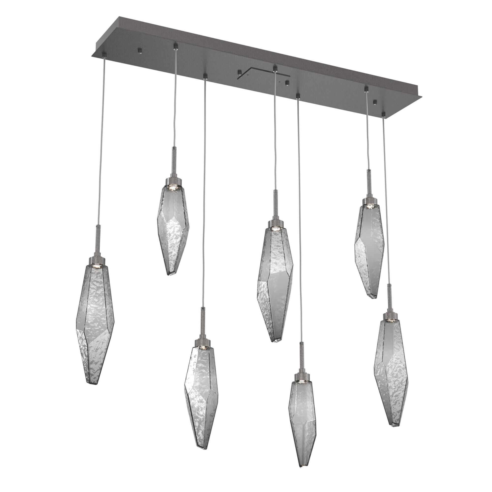 Shown in Graphite finish and Chilled Blown And Smoke glass