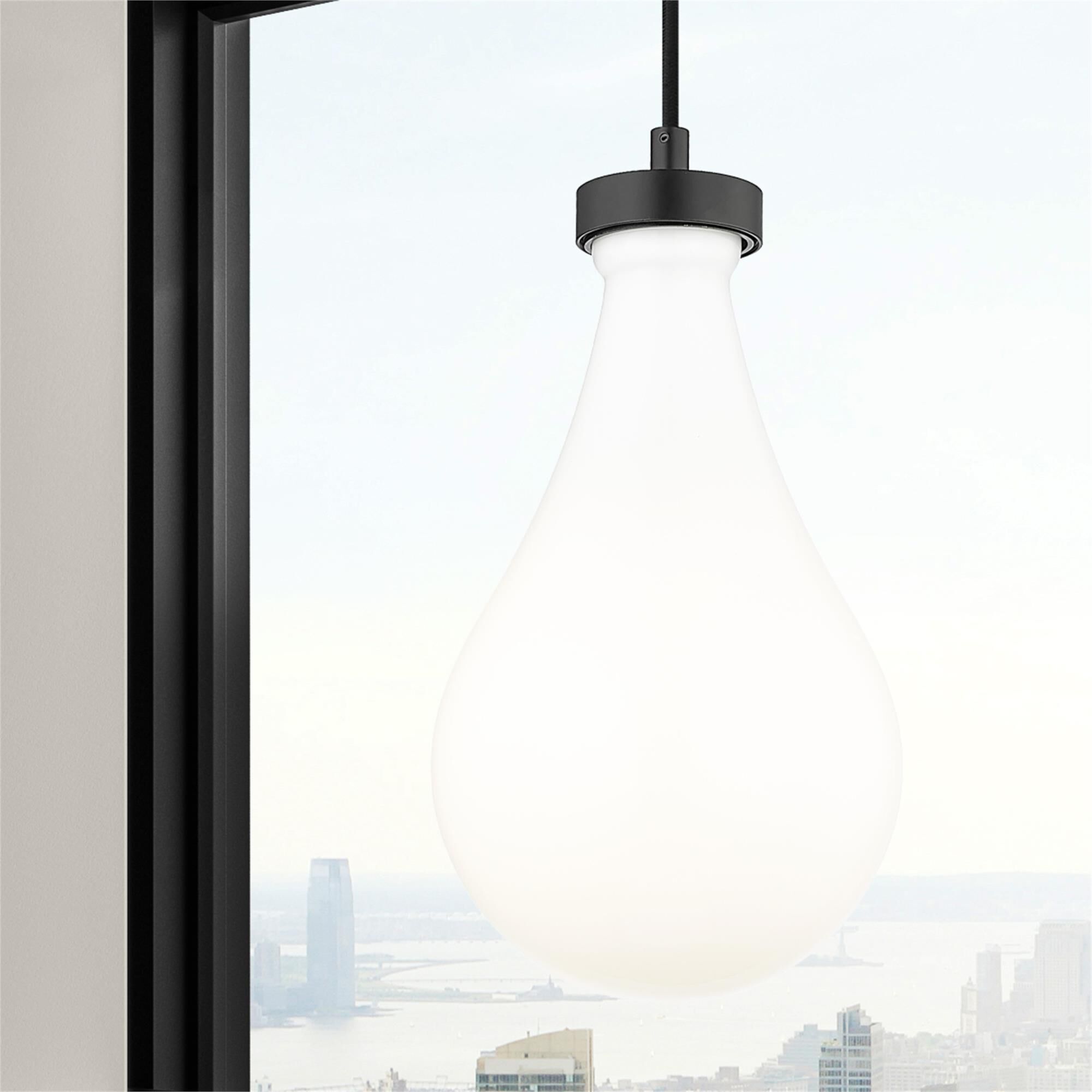 Shown in Matte Black finish and Gloss White glass