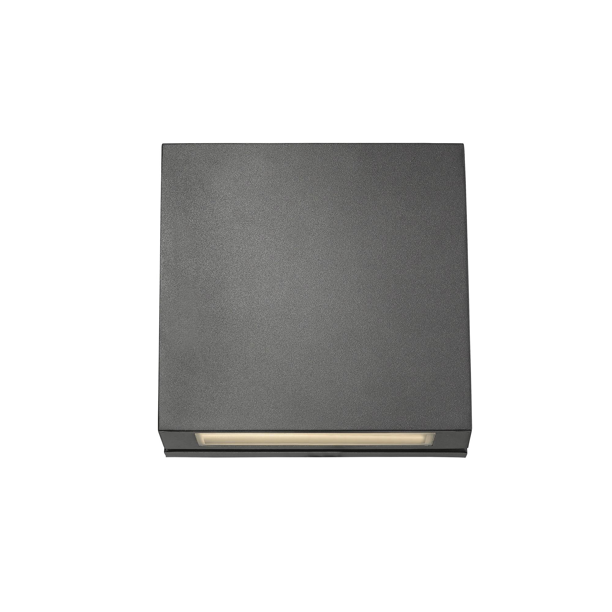 Quadrate 11 Inch Tall 2 Light LED Outdoor Wall Light by Z-Lite