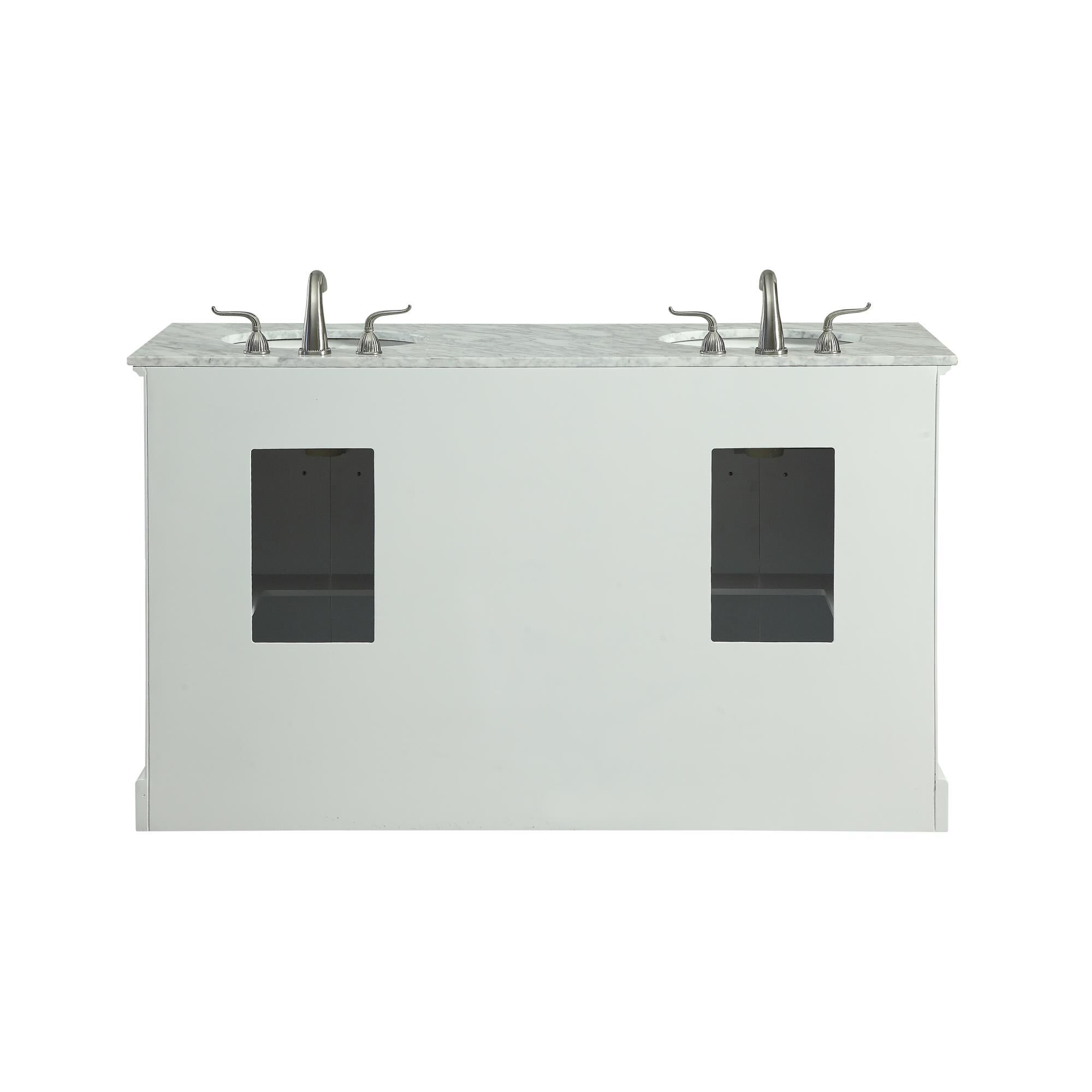 Shown in White finish