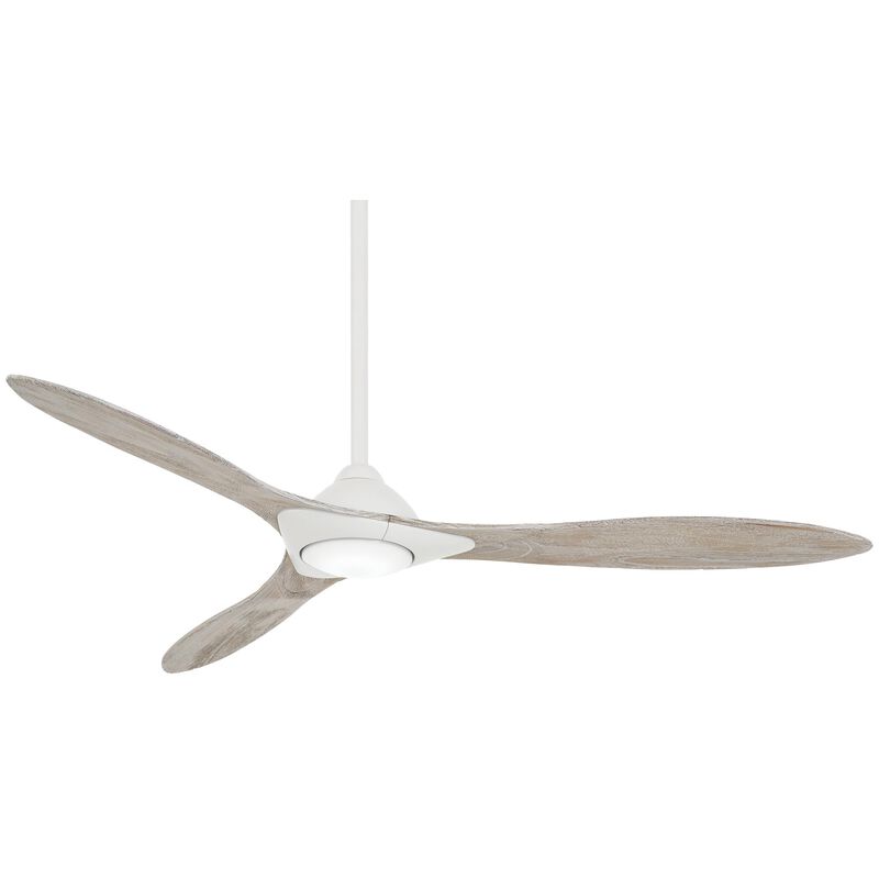 Sleek 60 Inch Ceiling Fan with Light Kit by Minka Aire