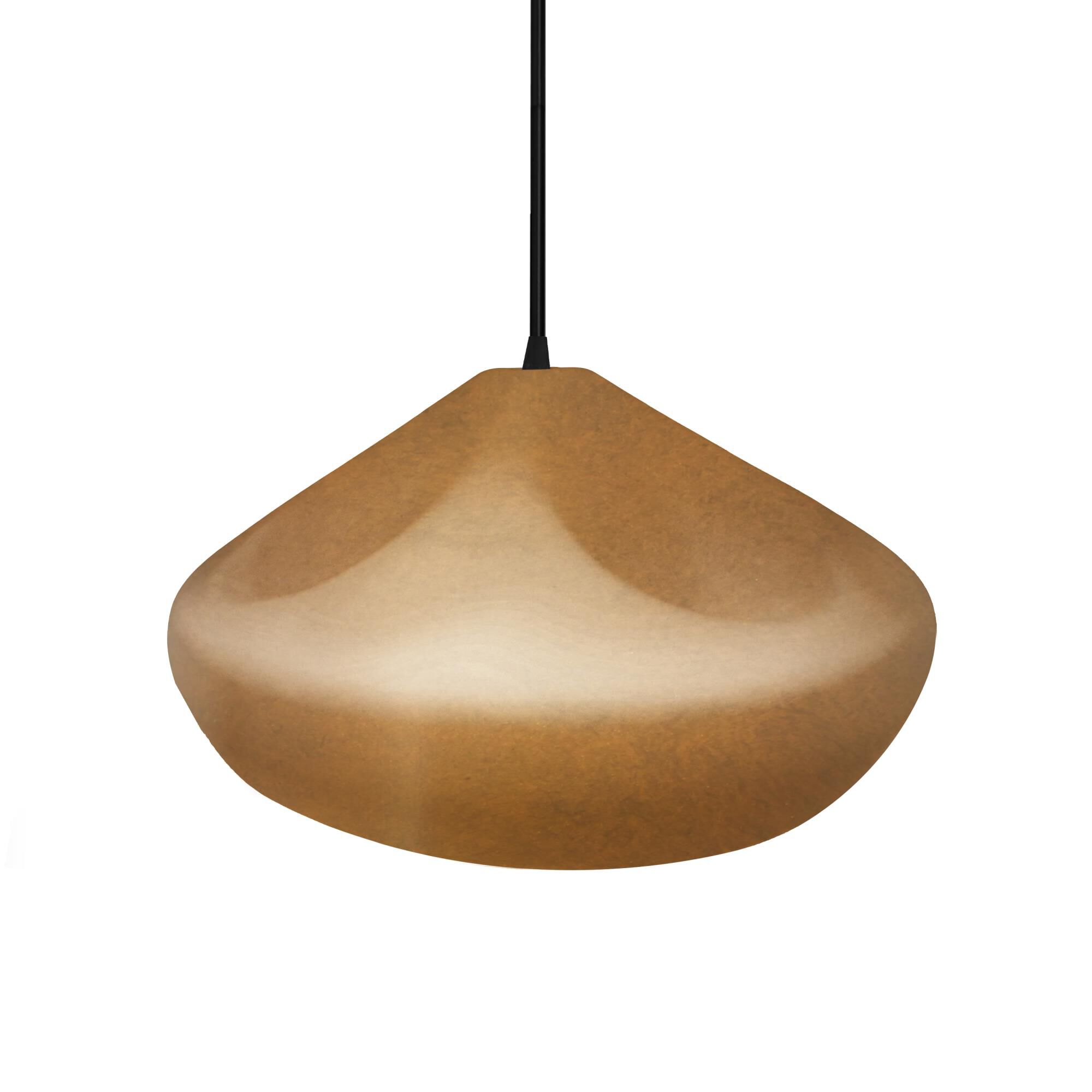 Shown in Matte Black finish and Antique Gold shade