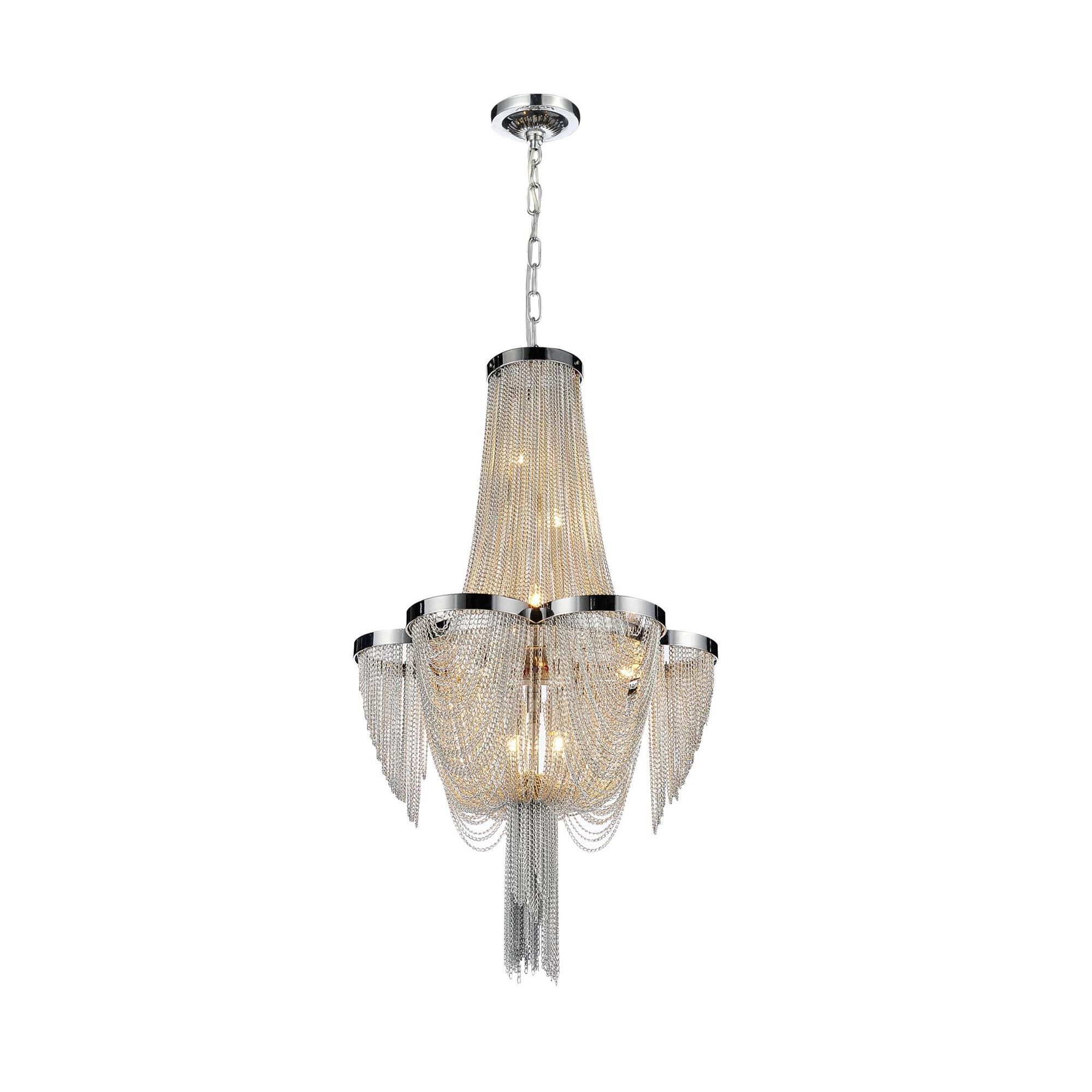 Taylor 14 Inch 7 Light Mini Chandelier by CWI Lighting
