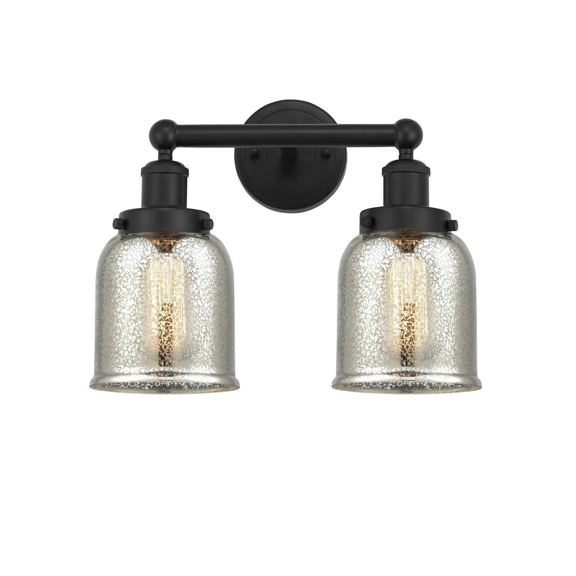Shown in Matte Black, Mercury finish and Mercury glass and Mercury Glass shade