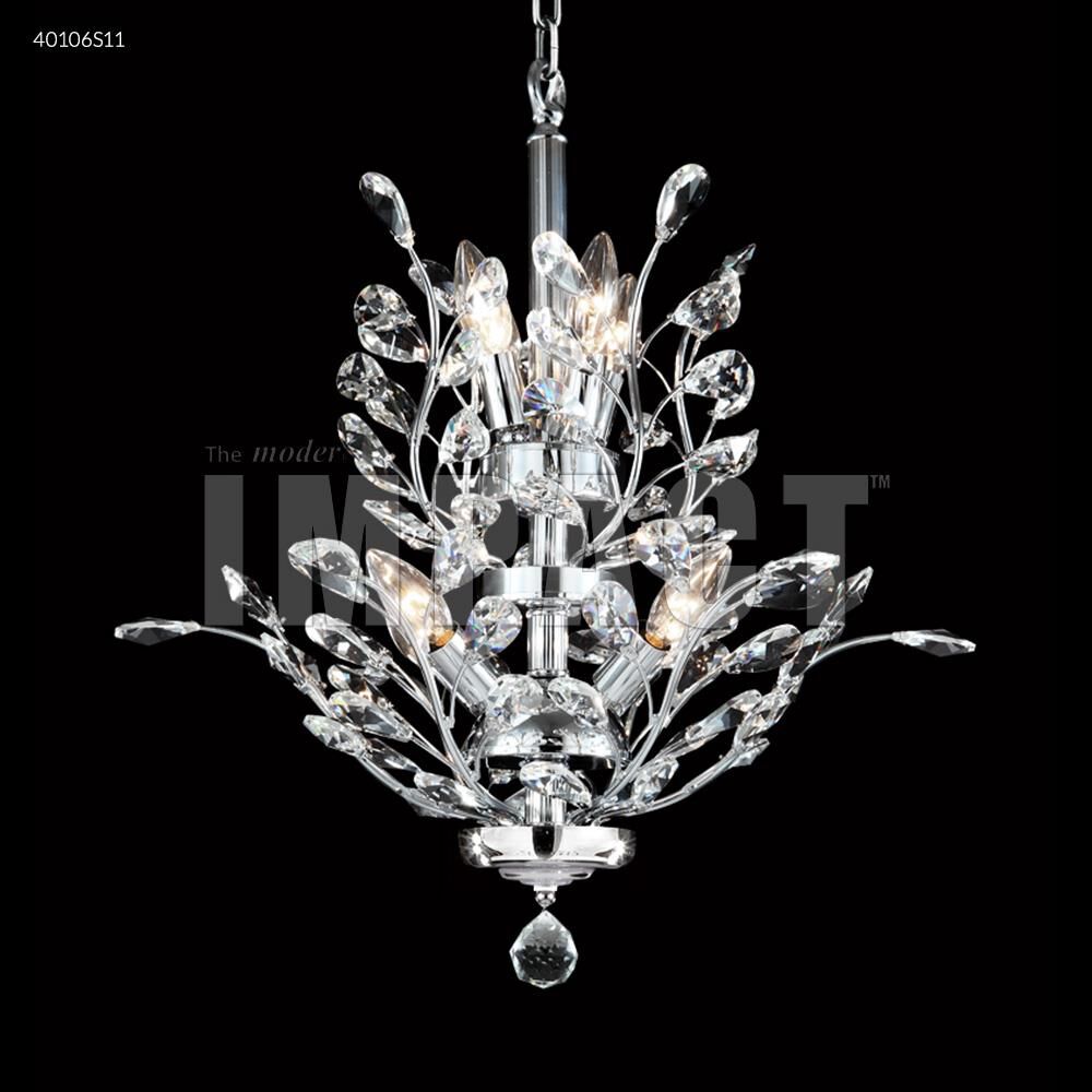 Shown in Silver finish and Spectra By Swarovski - Clear crystal 