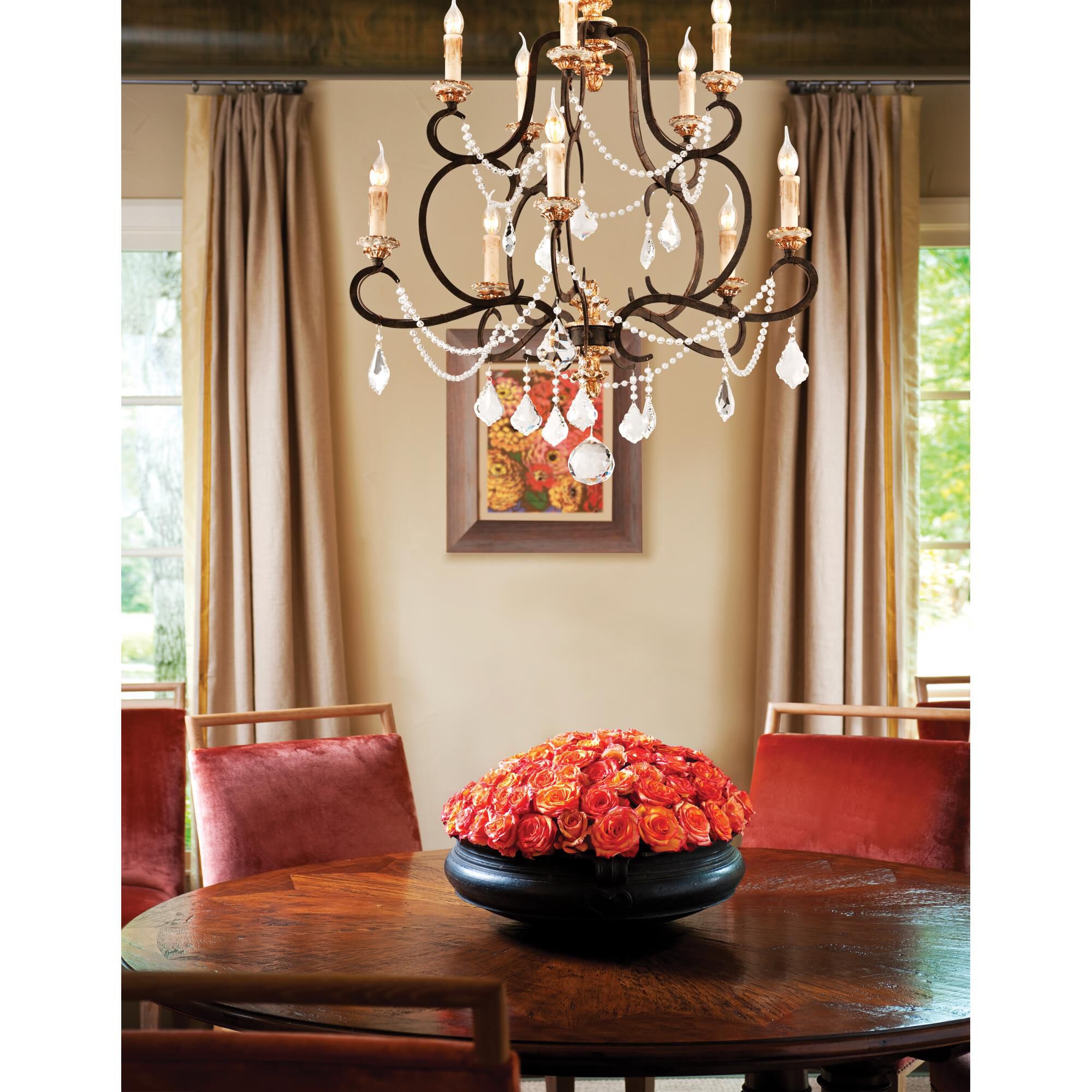 Bordeaux 32.25 Inch Chandelier by Troy Lighting