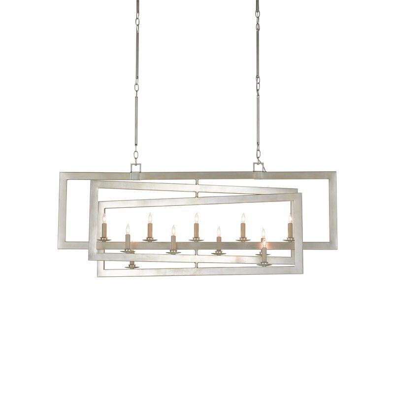 Middleton 54 Inch 11 Light Linear Suspension Light by Currey and Company