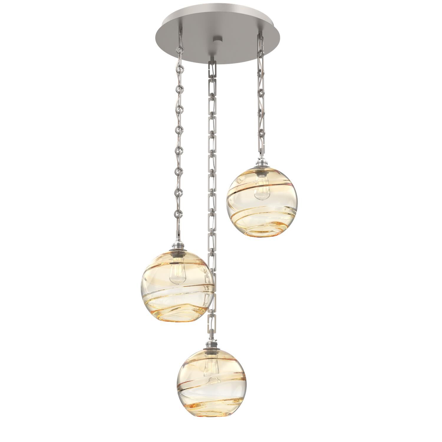 Levi Wilson Terra 21 Inch Multi Light Pendant by Hammerton Studio