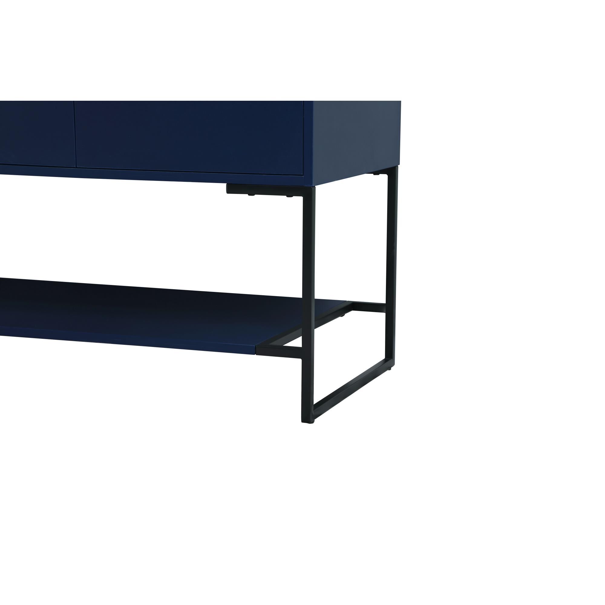 Shown in Blue finish