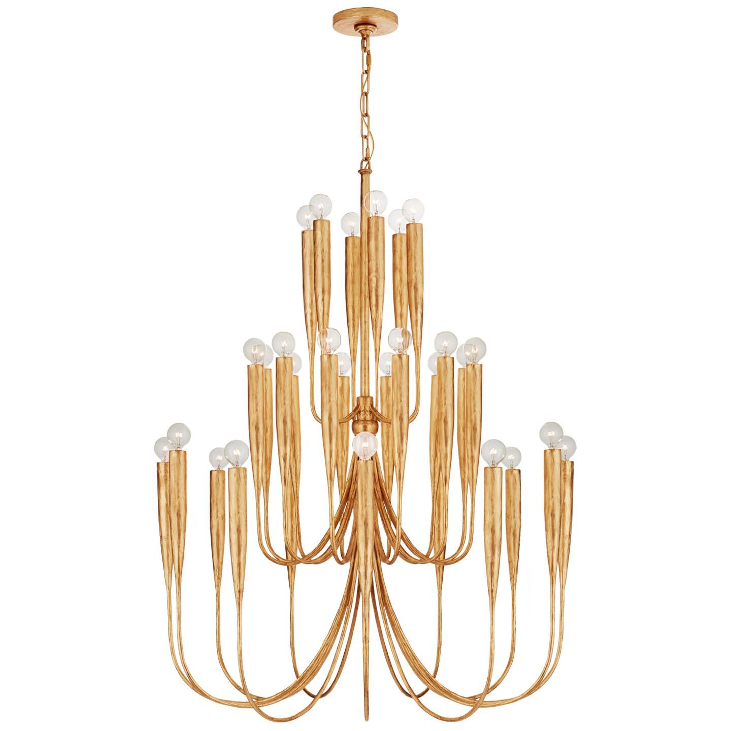 Julie Neill Acadia 33 Inch 30 Light Chandelier by Visual Comfort Signature Collection