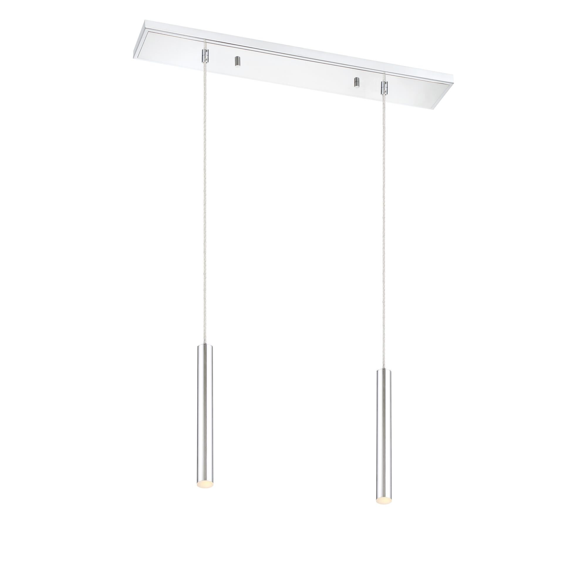 Shown in Chrome finish and Steel glass and Steel shade