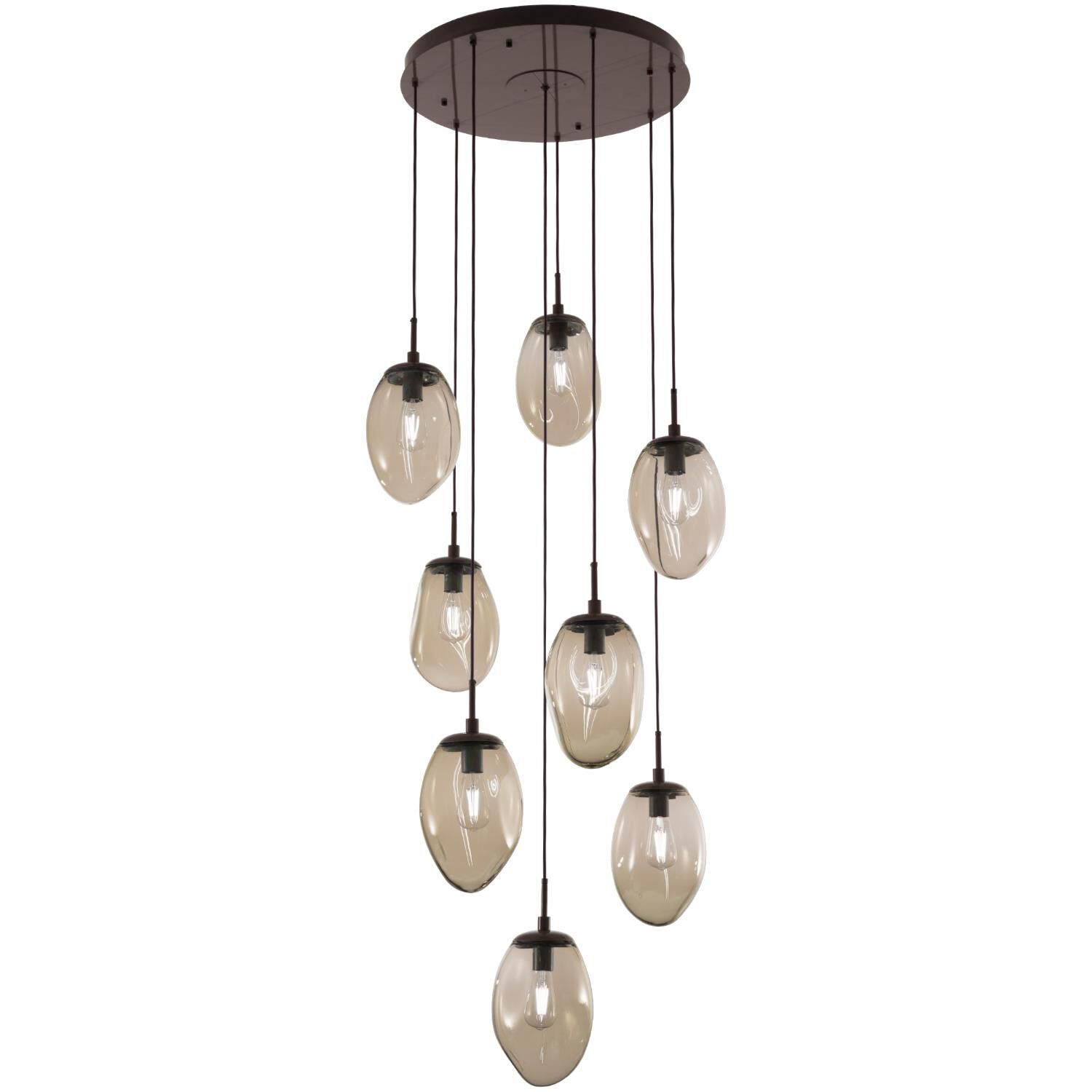 Levi Wilson Nebula 29 Inch 8 Light Multi Light Pendant by Hammerton Studio