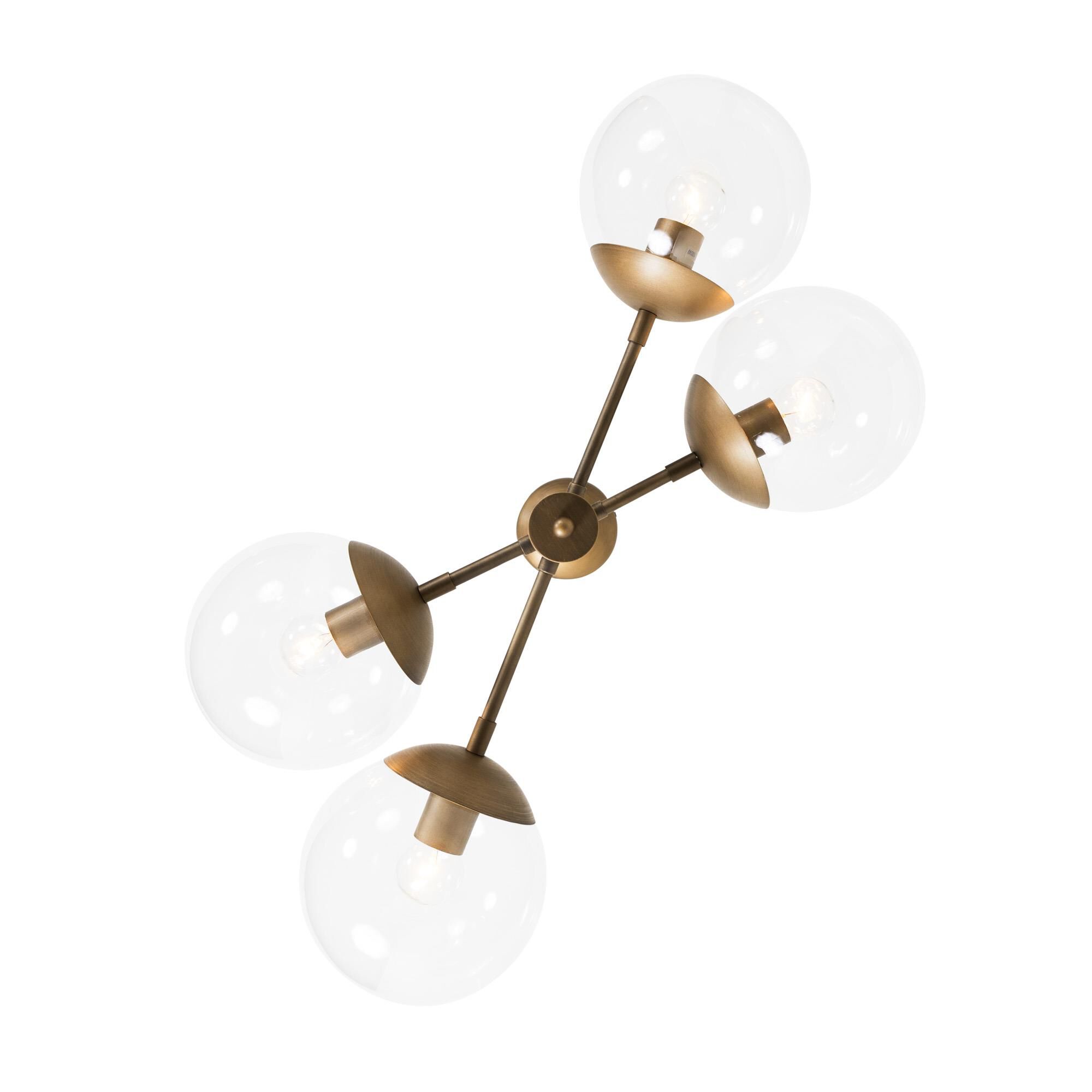 Mid-Century 28 Inch 4 Light Chandelier by Varaluz