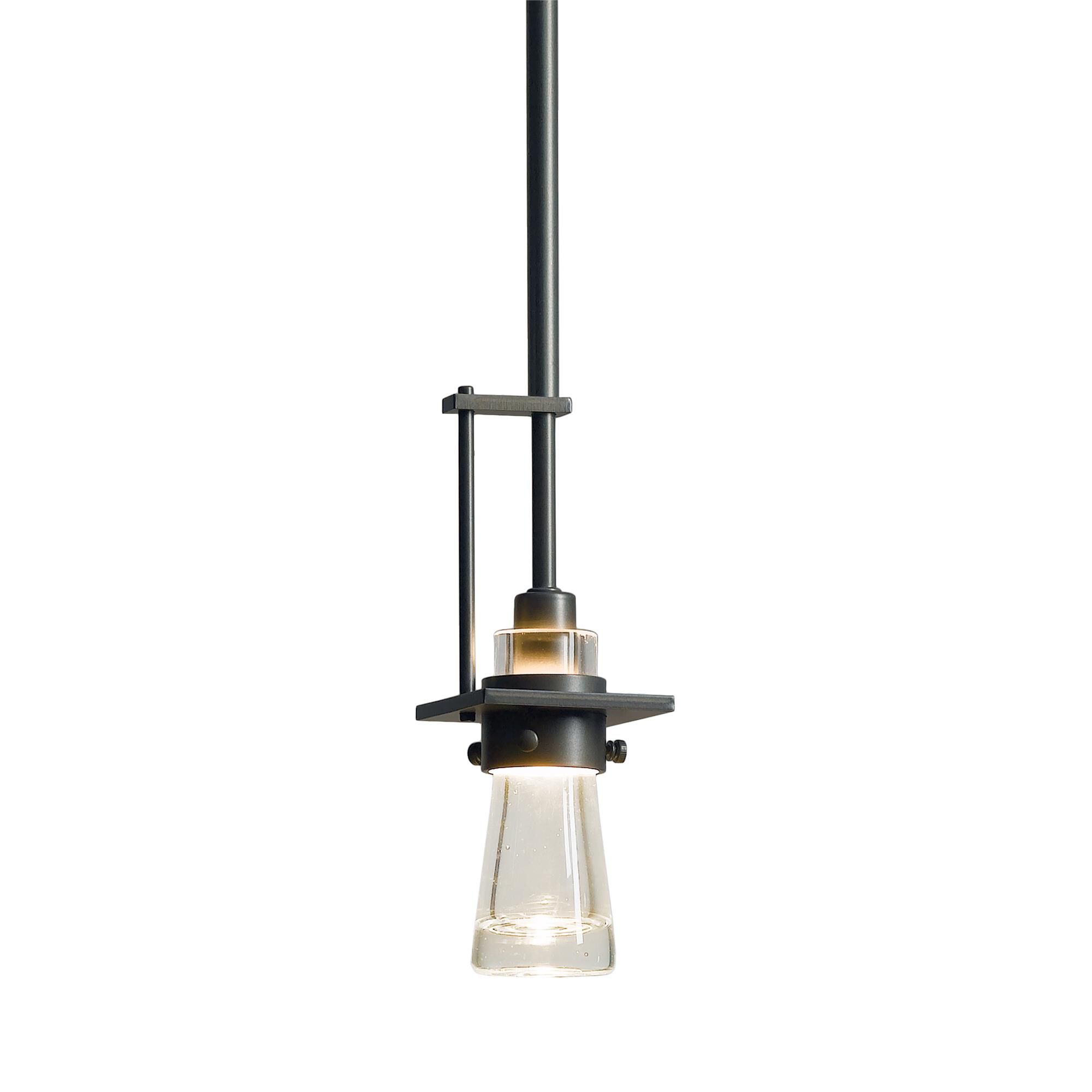 Shown in Dark Smoke finish and Clear glass