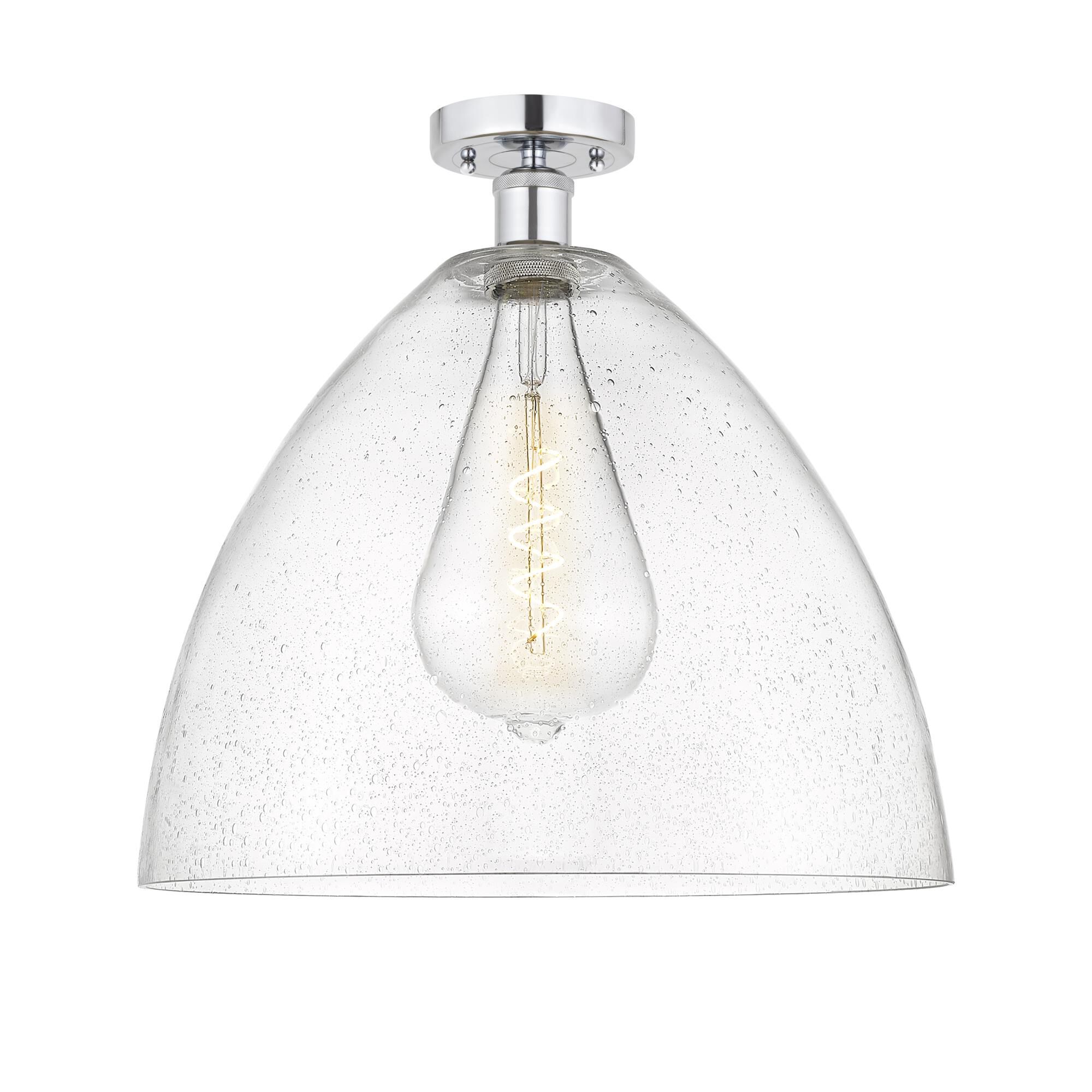 Bruno Marashlian Bristol Glass 16 Inch 1 Light Semi Flush Mount by Innovations Lighting