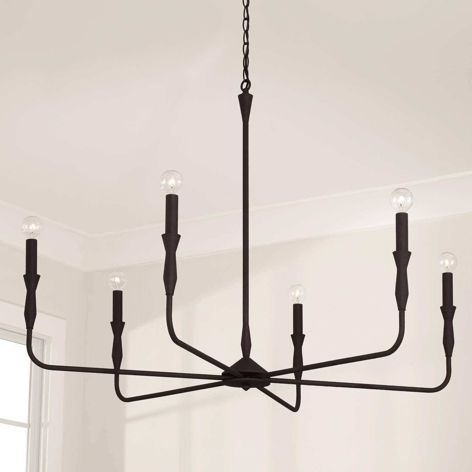 Paloma 41 Inch 6 Light Chandelier by Capital Lighting Fixture Company