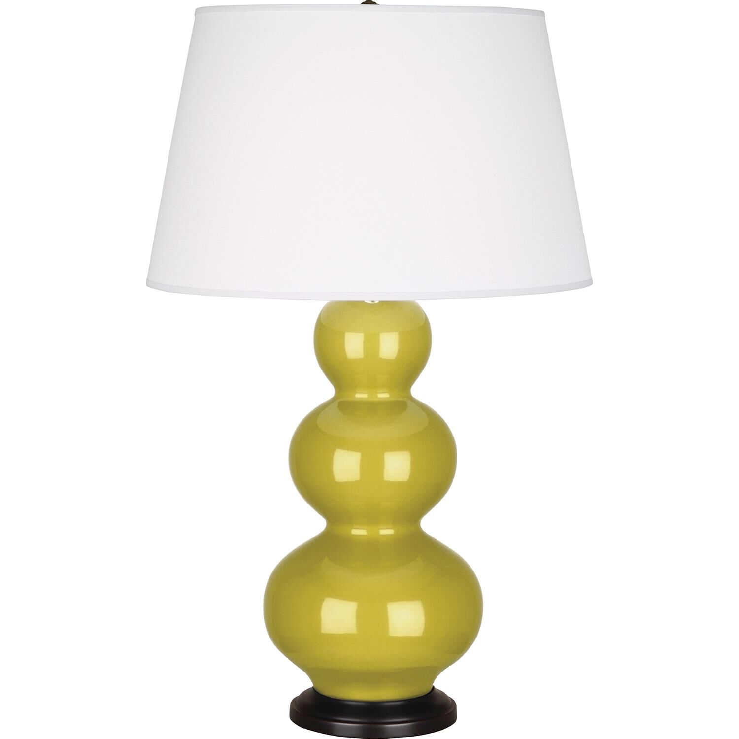 Triple Gourd 33 Inch Table Lamp by Robert Abbey