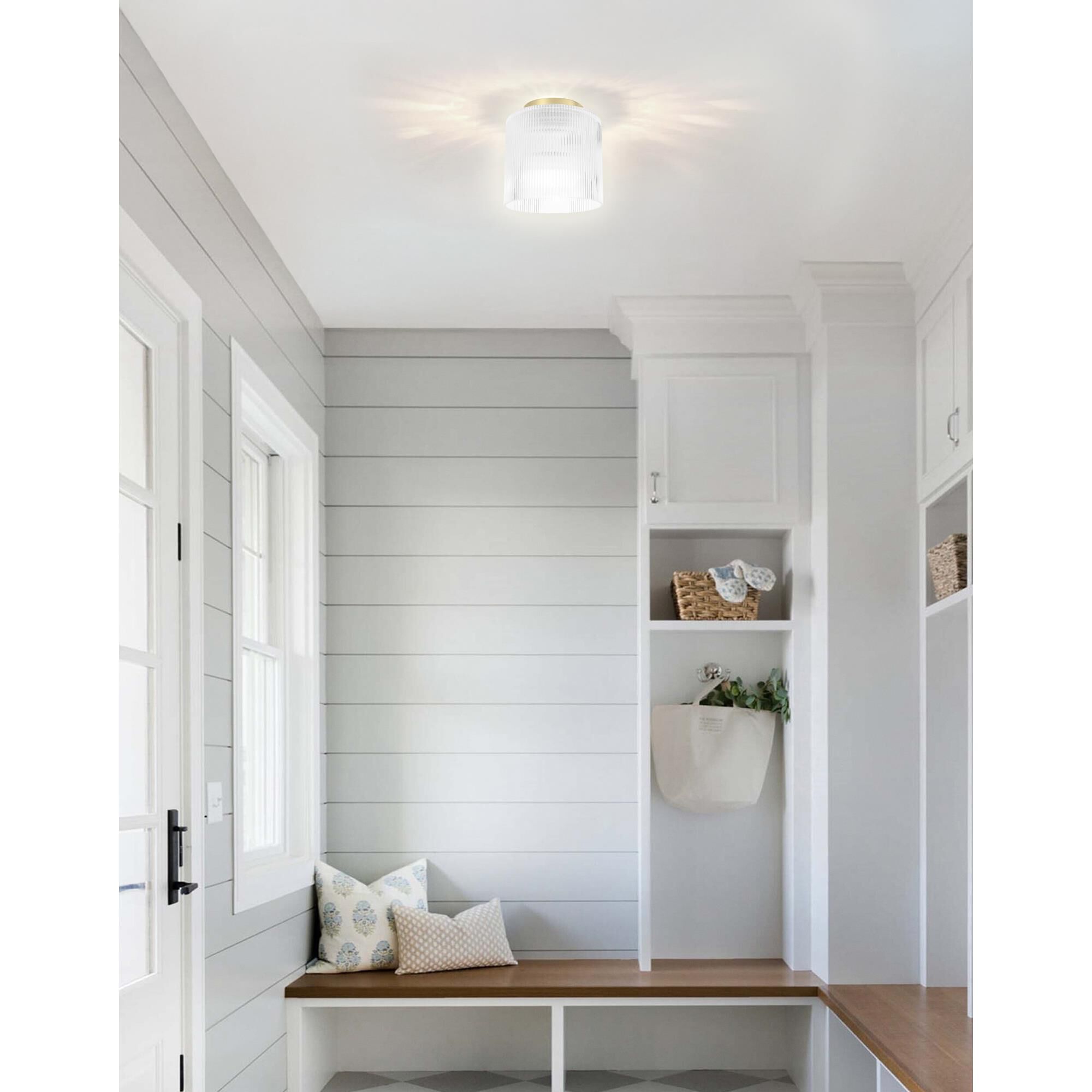 Nadine 7 Inch Flush Mount by Dainolite