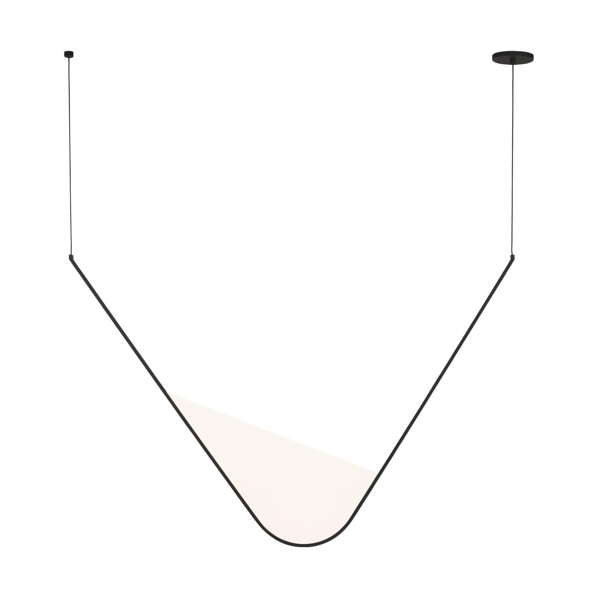 Shown in Nightshade Black finish and Light Guide shade