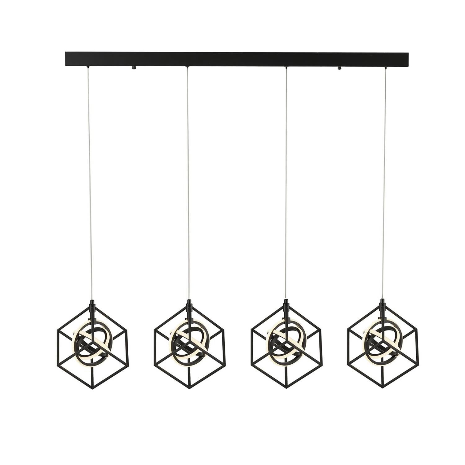 Tulip 28 Inch 12 Light Linear Suspension Light by Artcraft