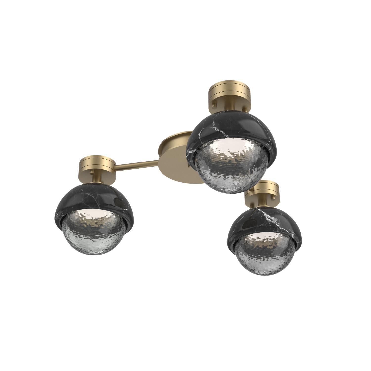 Levi Wilson Cabochon 23 Inch Flush Mount by Hammerton Studio