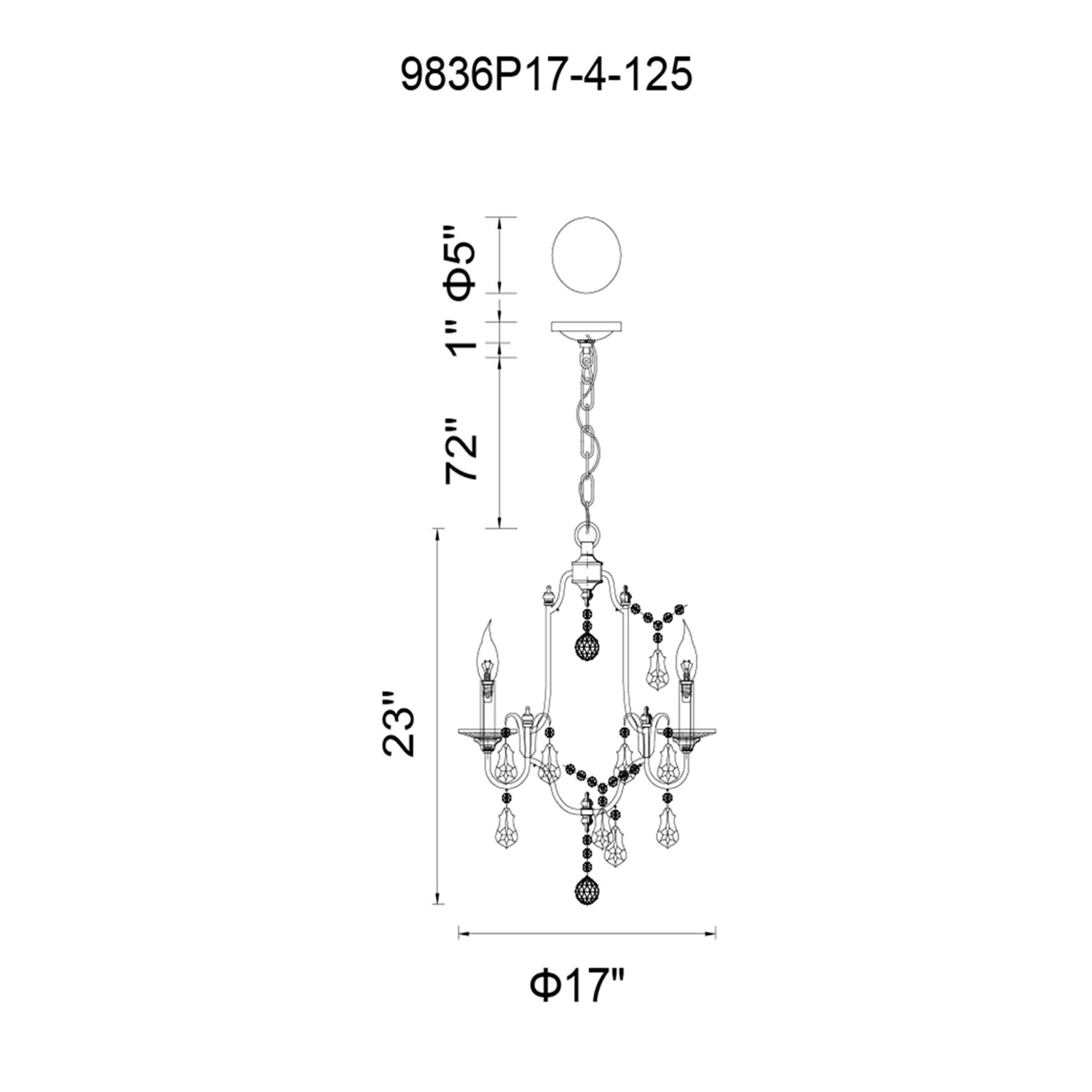 Shown in Oxidized Bronze finish and K9 Clear crystal