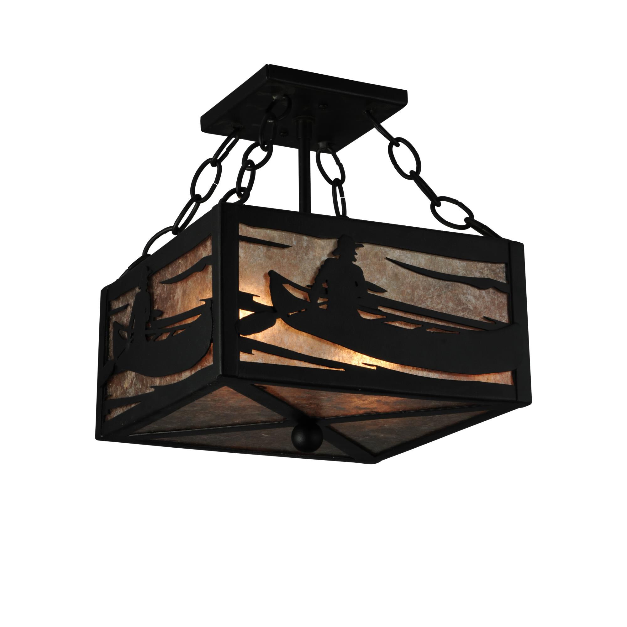 Shown in Black finish and Black-Silver Mica glass