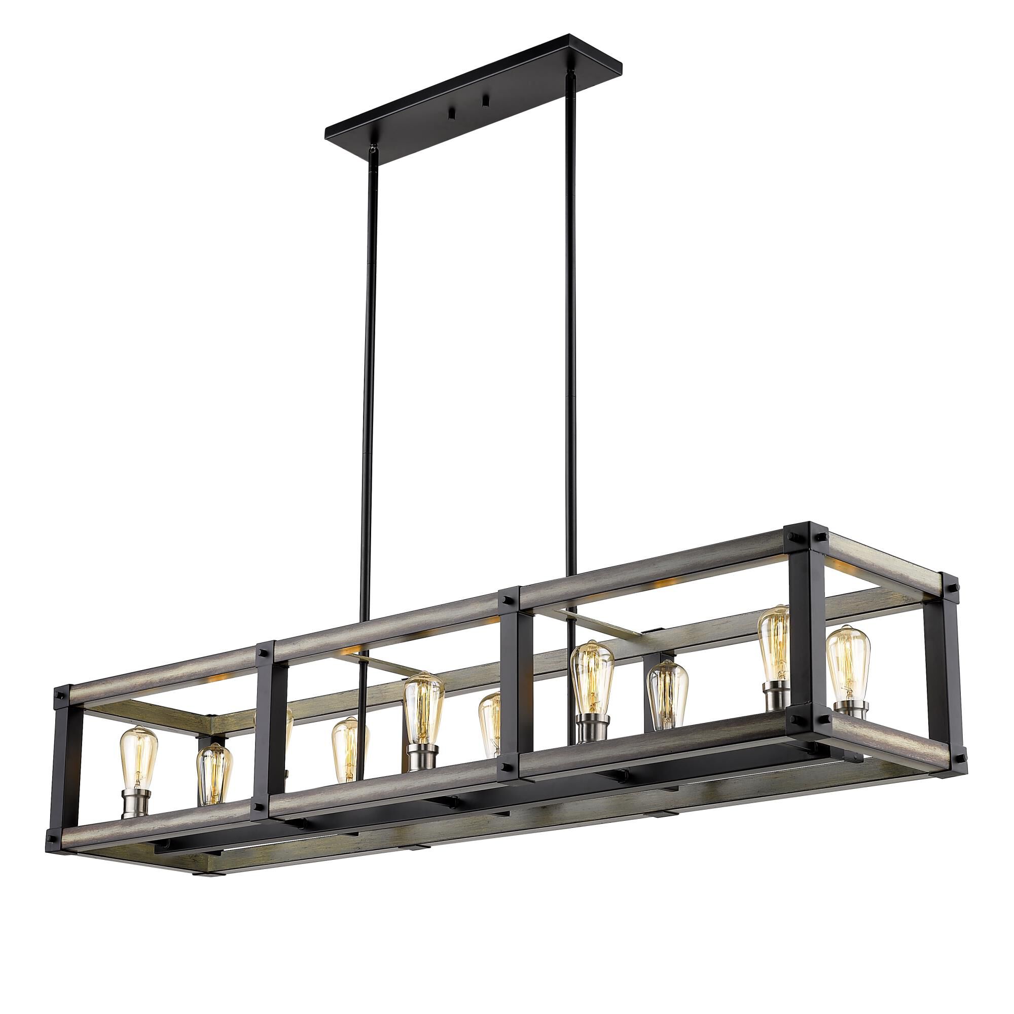 Kirkland 56 Inch 10 Light Linear Suspension Light by Z-Lite