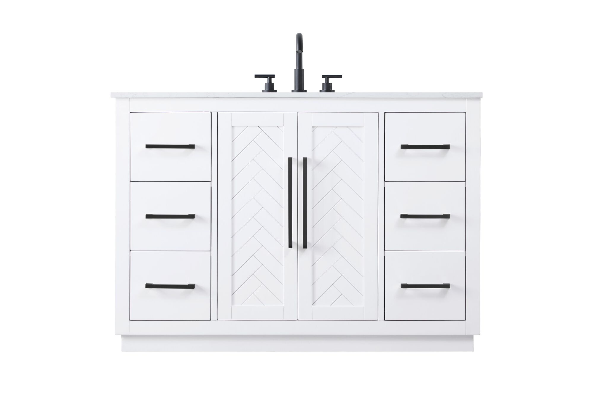Shown in White finish