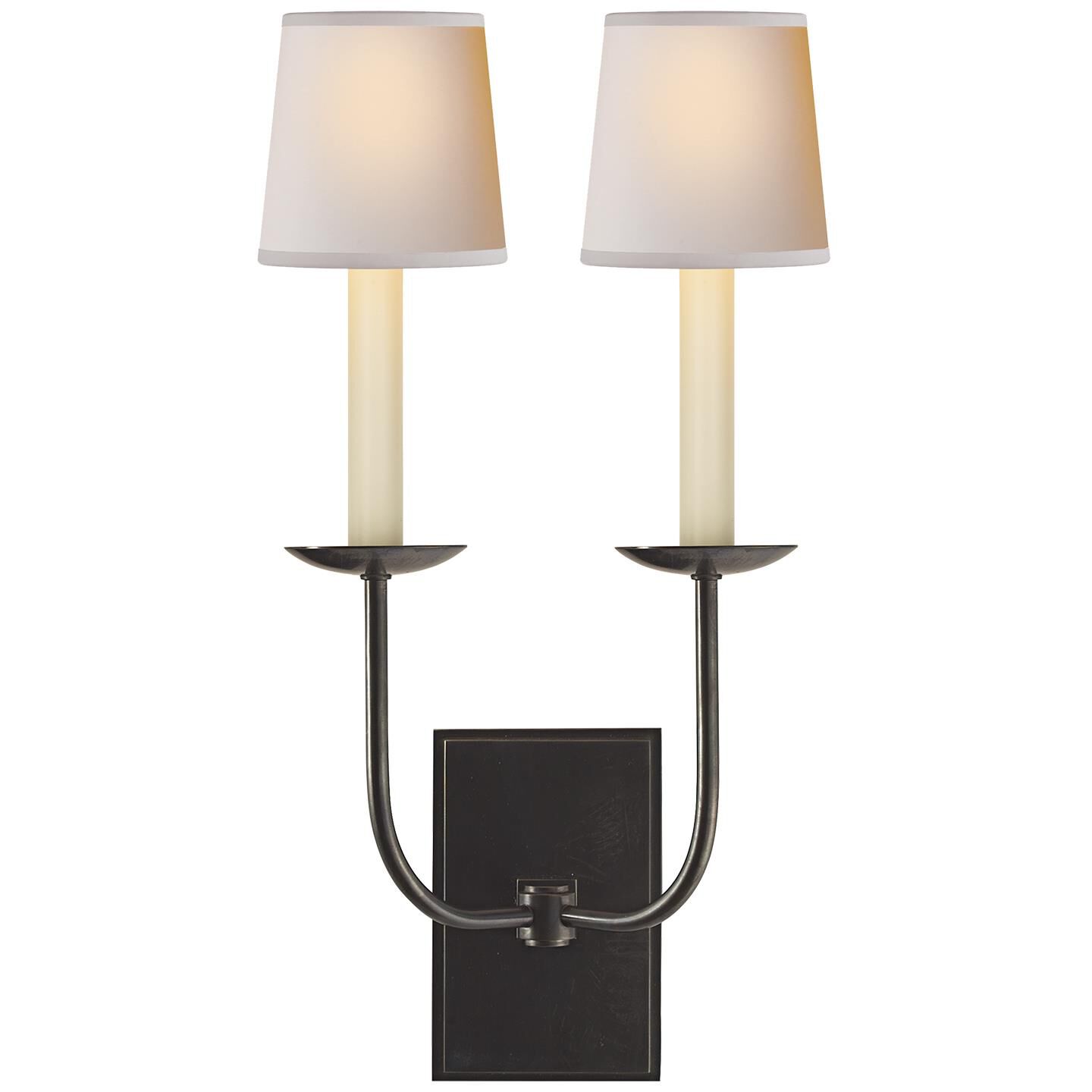 Chapman & Myers TT 18 Inch Wall Sconce by Visual Comfort Signature Collection