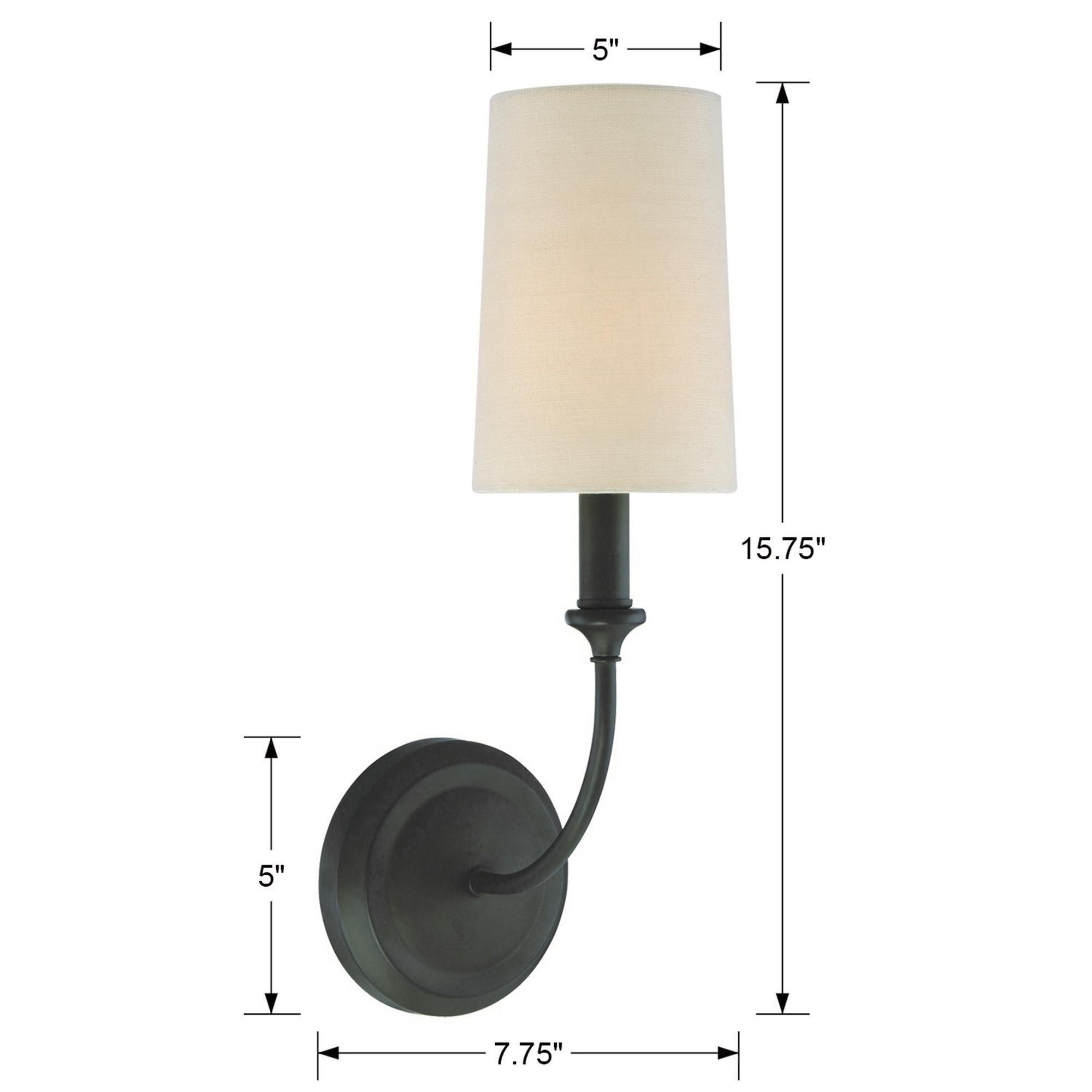Shown in Dark Bronze finish and Silk glass and Ivory shade