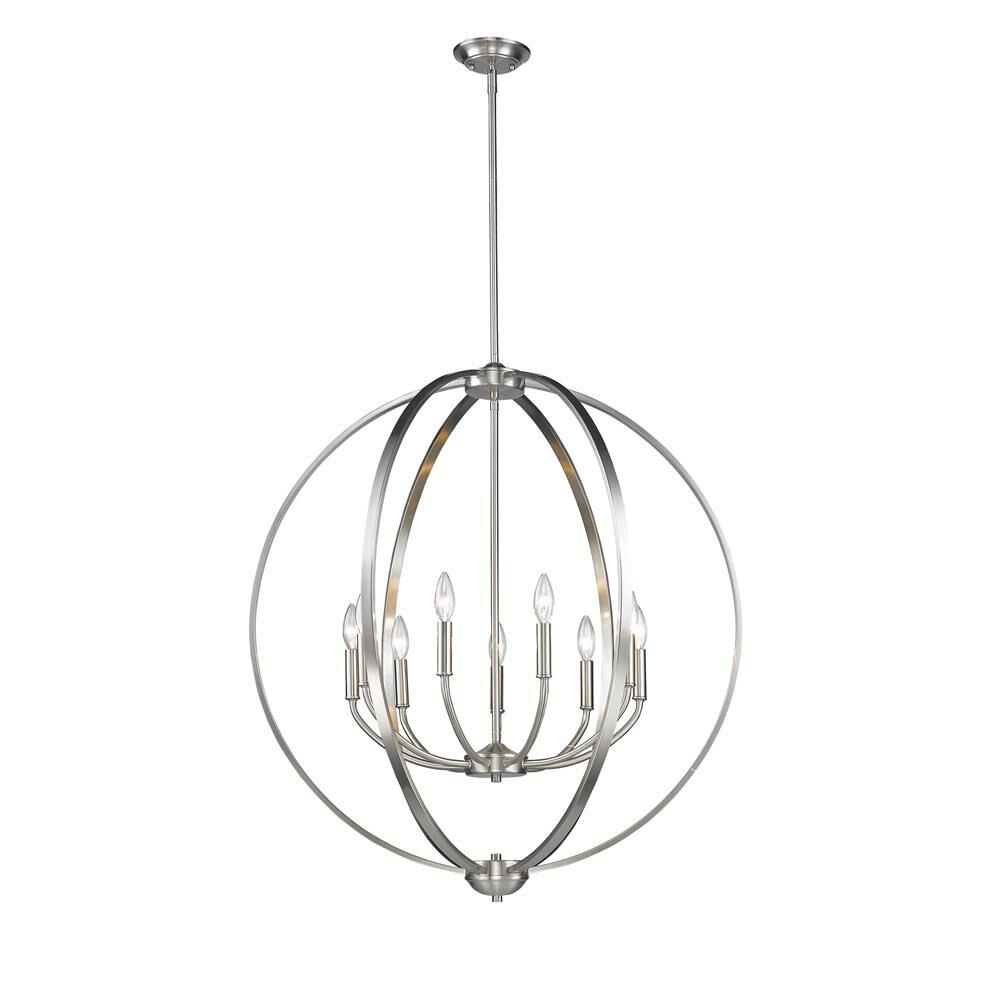 Colson 32 Inch 9 Light Chandelier by Golden Lighting
