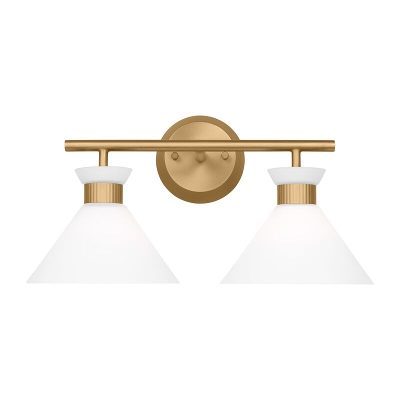 Drew & Jonathan Belcarra 17 Inch 2 Light Bath Vanity Light by Visual Comfort Studio