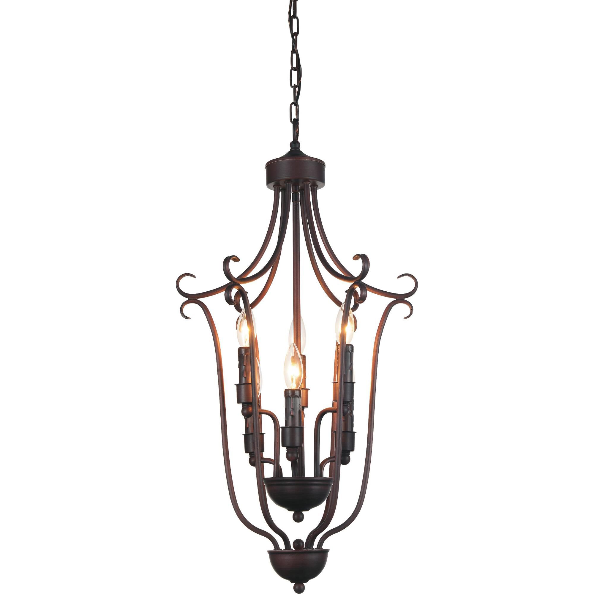 Maddy 16 Inch Cage Pendant by CWI Lighting