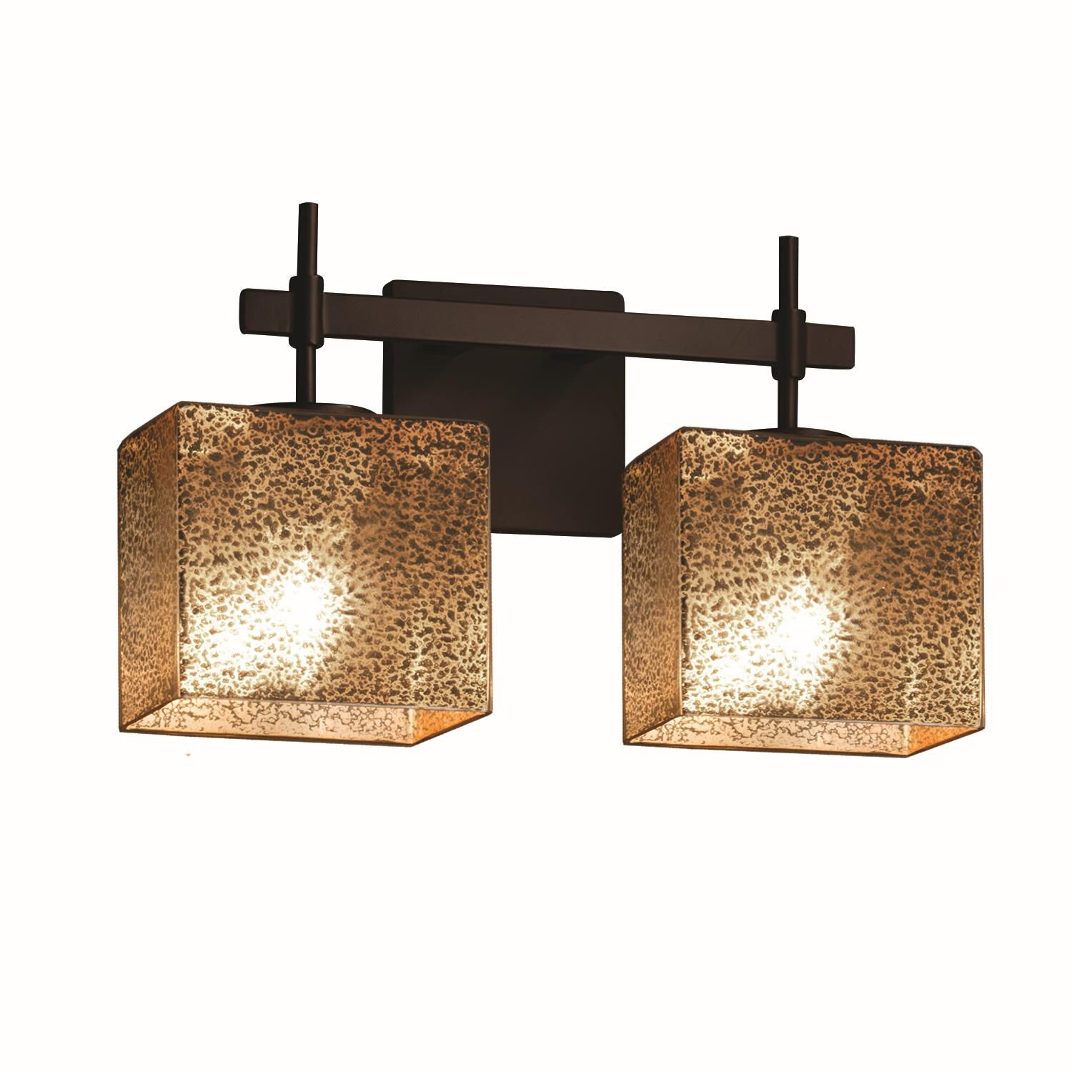 Fusion 14 Inch 2 Light Bath Vanity Light by Justice Design Group