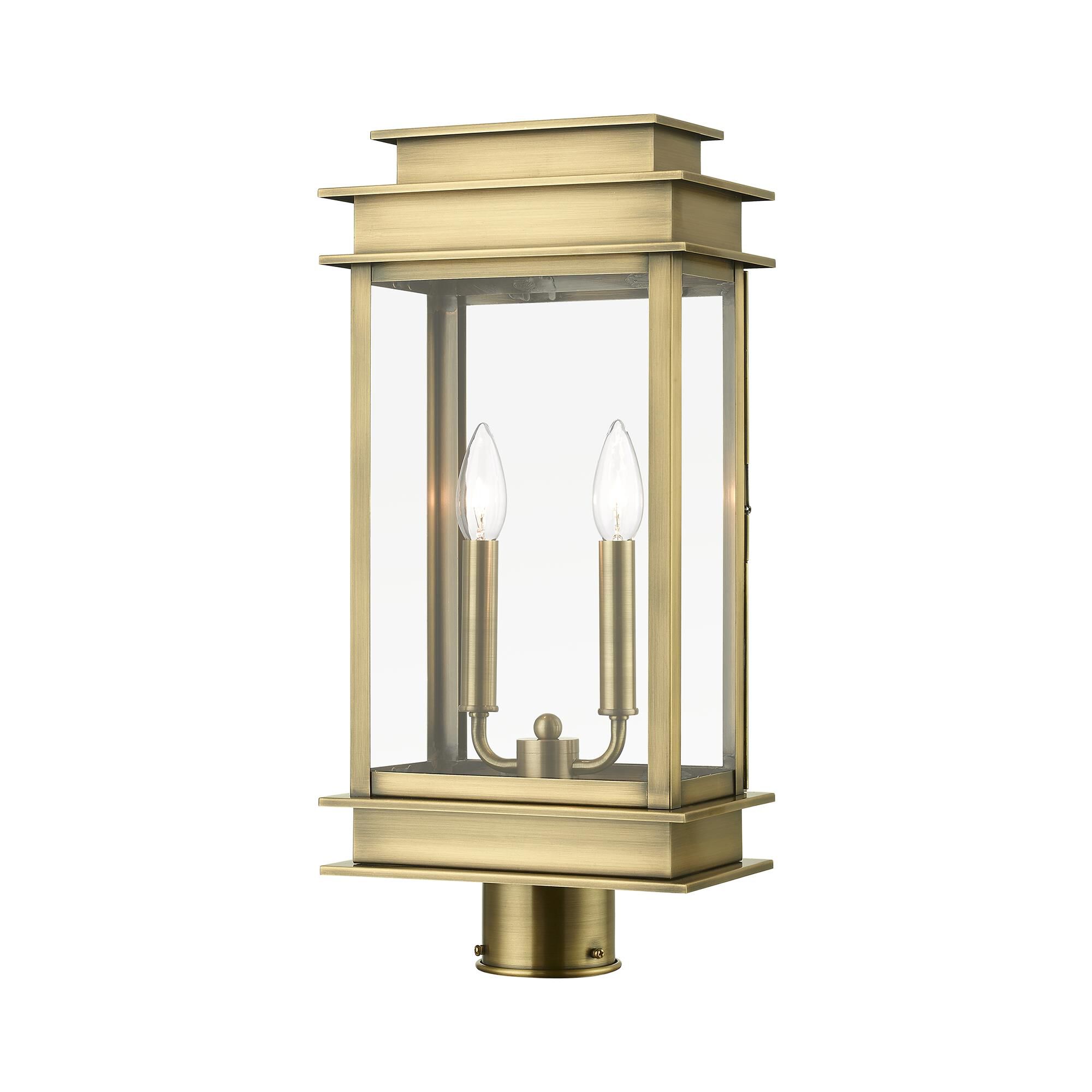 Princeton 20 Inch Tall 2 Light Outdoor Post Lamp by Livex Lighting