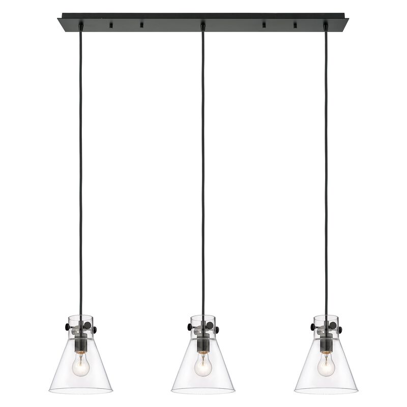 Bruno Marashlian Newton Cone 39 Inch 3 Light Linear Suspension Light by Innovations Lighting