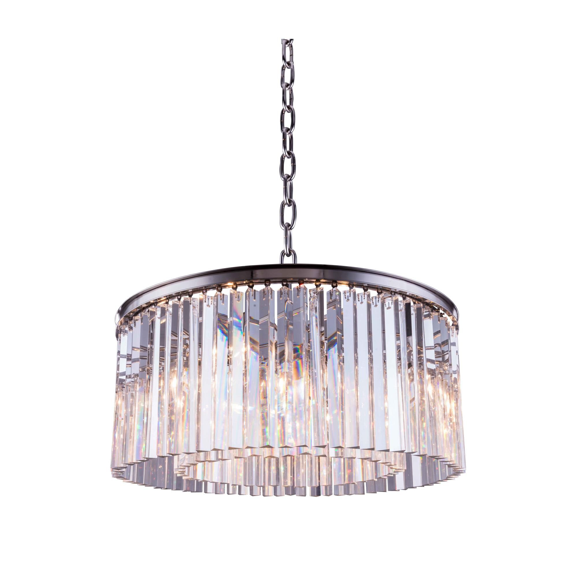 Sydney 31 Inch 8 Light Chandelier by Elegant Lighting