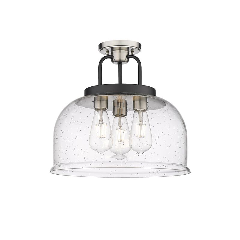 Bruno Marashlian Kahana 15 Inch 3 Light Semi Flush Mount by Innovations Lighting